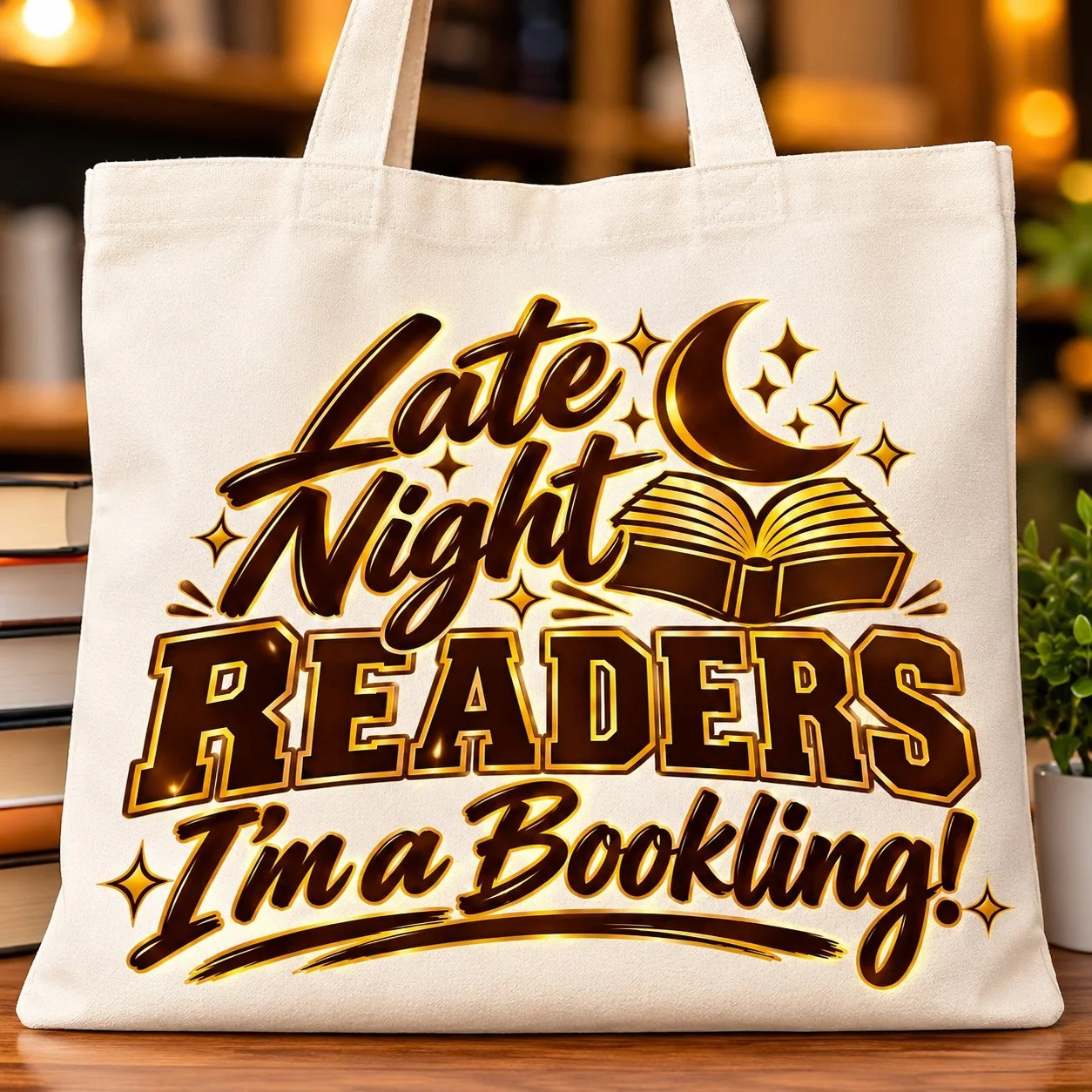 Late Night Readers “I’m a Booking!” Tote Bag