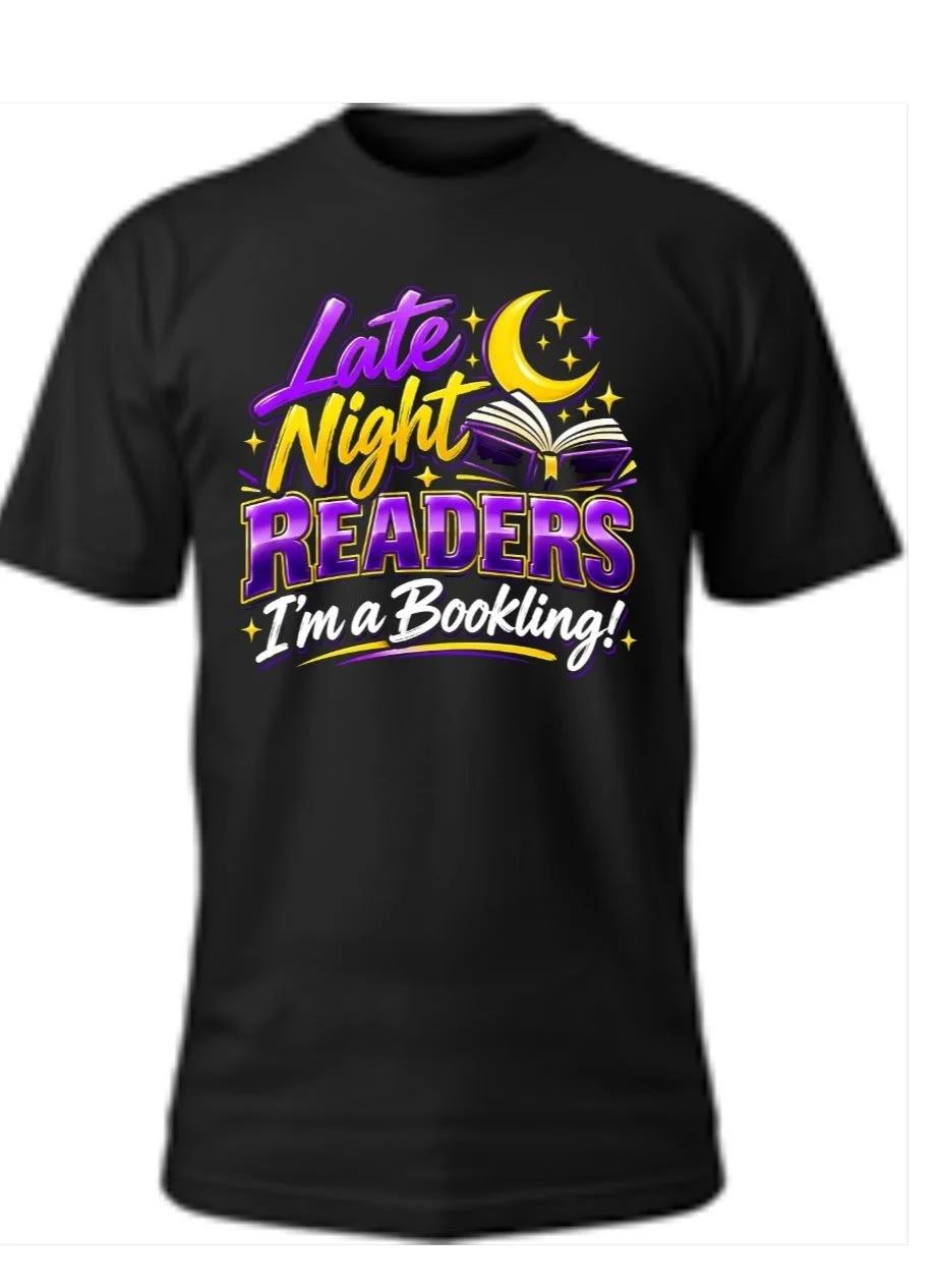 Unisex Late Night Readers “I’m a Booking!” T-Shirt | BLACK