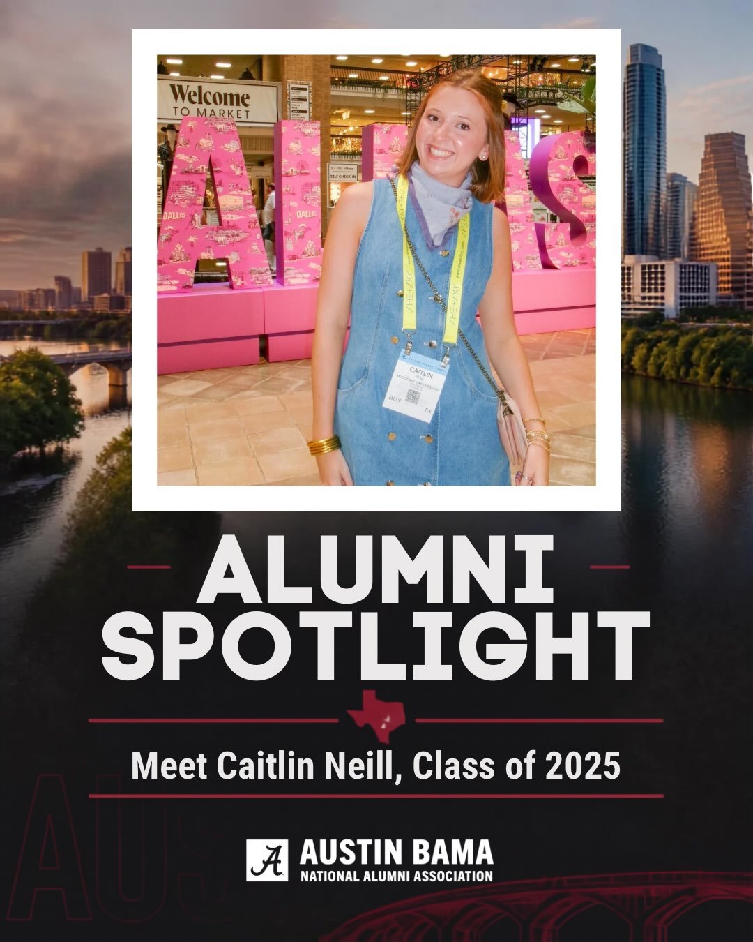 ✨ALUMNI SPOTLIGHT🎓

Meet Austin native Caitlin Neill (&lsquo;25)

Six years ago a SEC sisterhood sparked a big business idea. Inspired by her big sister Connor&rsquo;s time at Ole Miss, Caitlin partnered with her sister to turn their shared love for