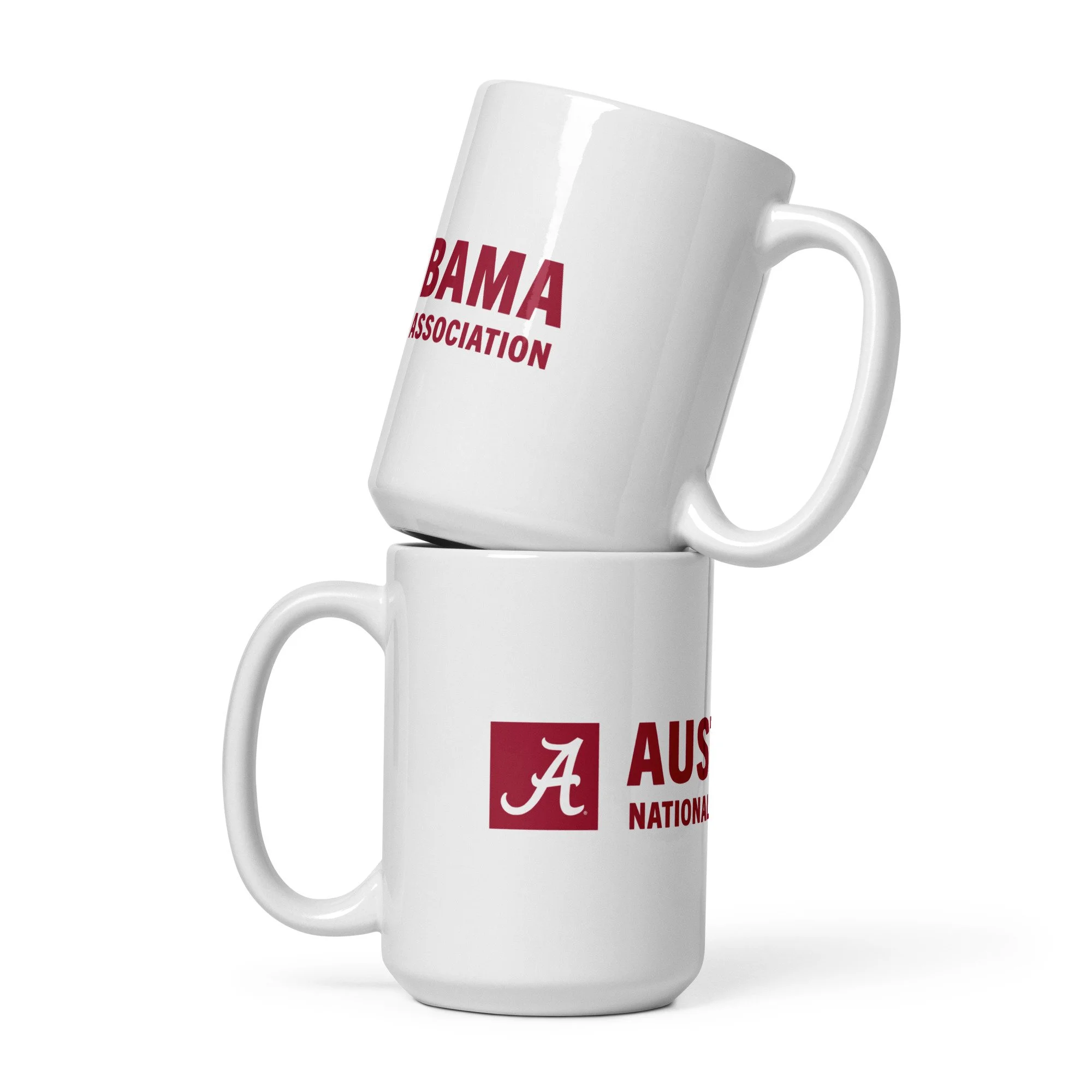 White glossy mug