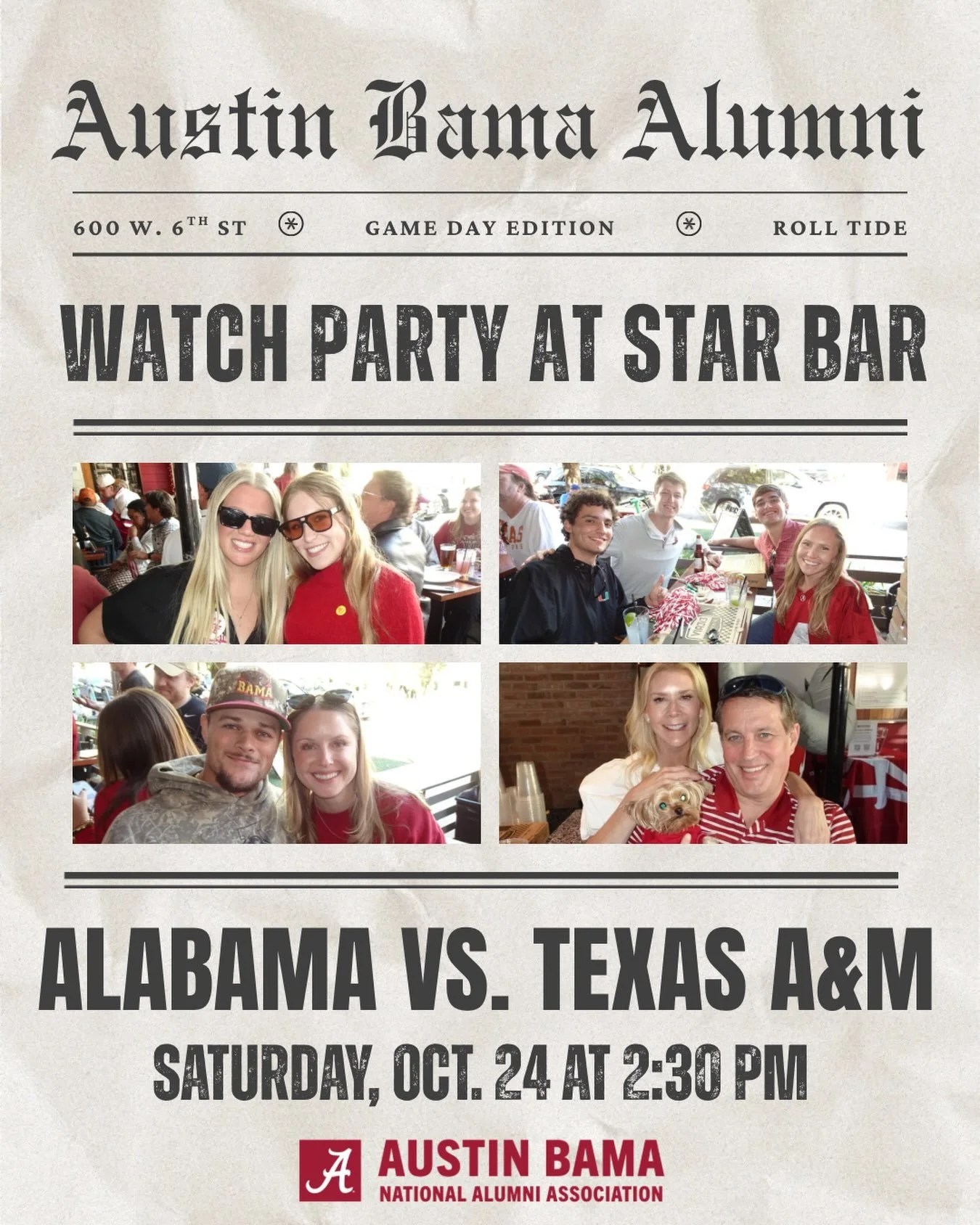 let&rsquo;s try this again 
👎👎👎

See you on Saturday at Star Bar at 2:30PM 🤩