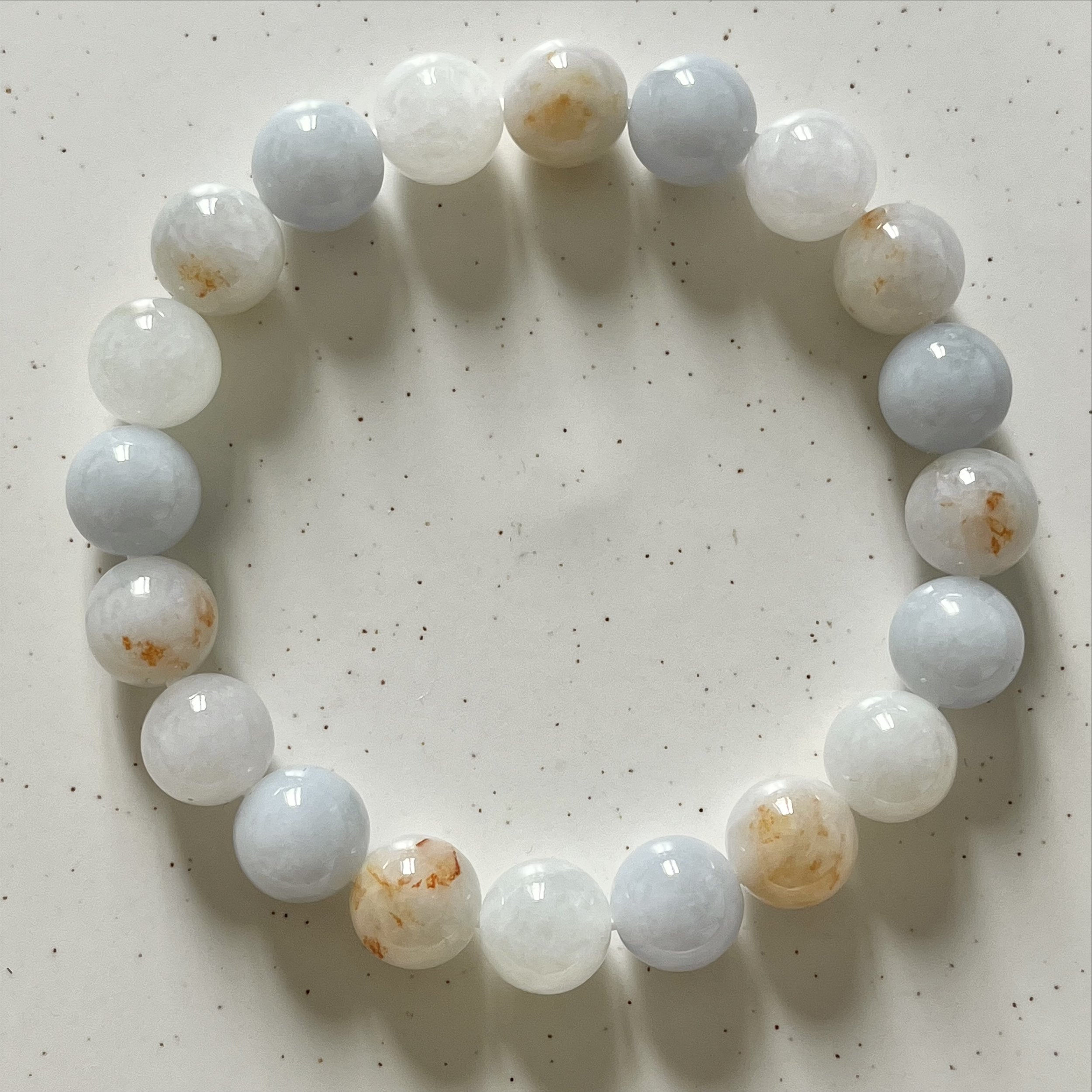 Certified Natural Type A Jadeite 10 MM Bead Bracelet