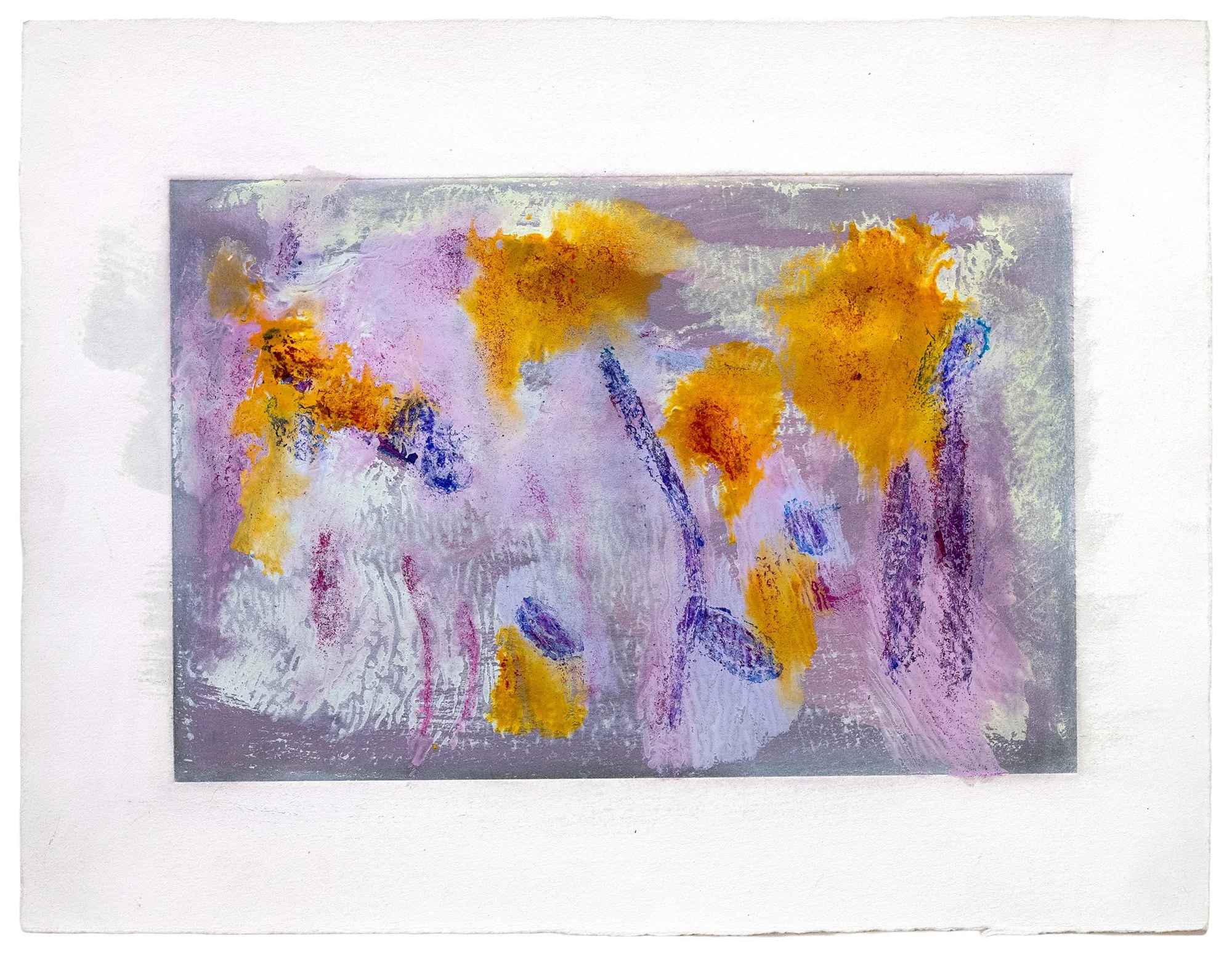 Le jardin des délices, 2026
 Peinture à l’huile, pigments, encre, cire et aquatinte sur papier Hahnemühle  
 30x39 cm