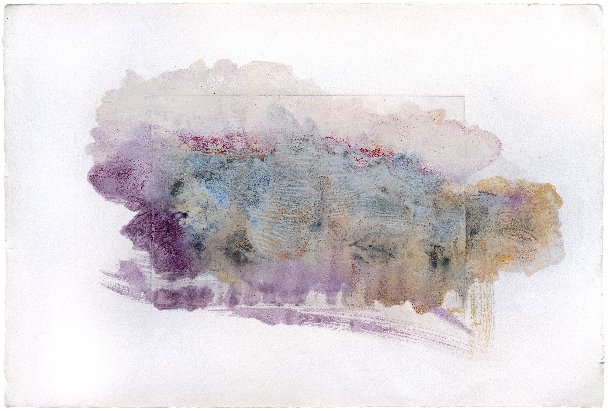 Demain, j’irais voler, 2026
 Peinture à l’huile, pigments, encre, cire et aquatinte sur papier Hahnemühle  
 38x57 cm