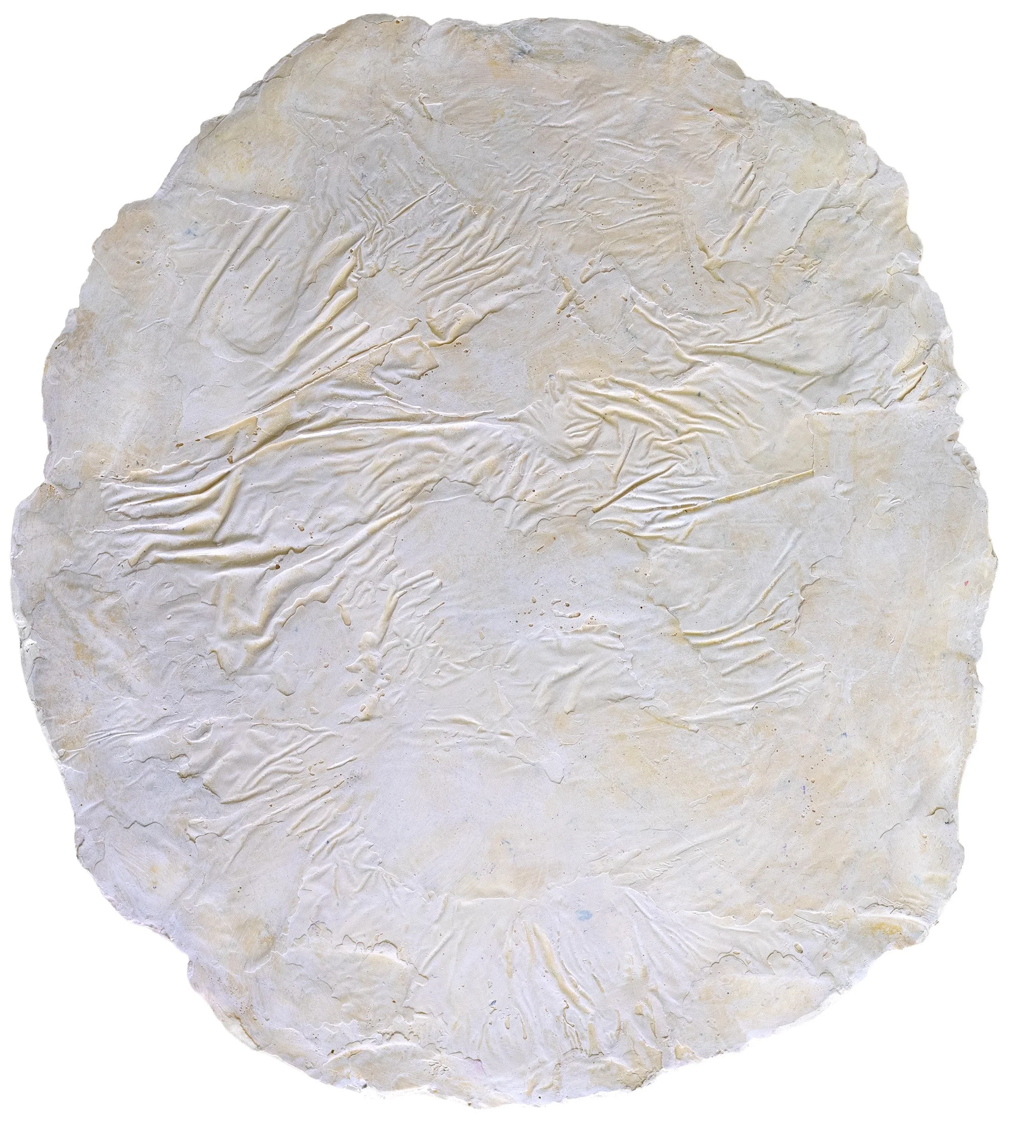Frémissement blanc, 2025                  
 Peinture à l’huile, pigments, encre et cire sur papier Hahnemühle
 27x24 cm