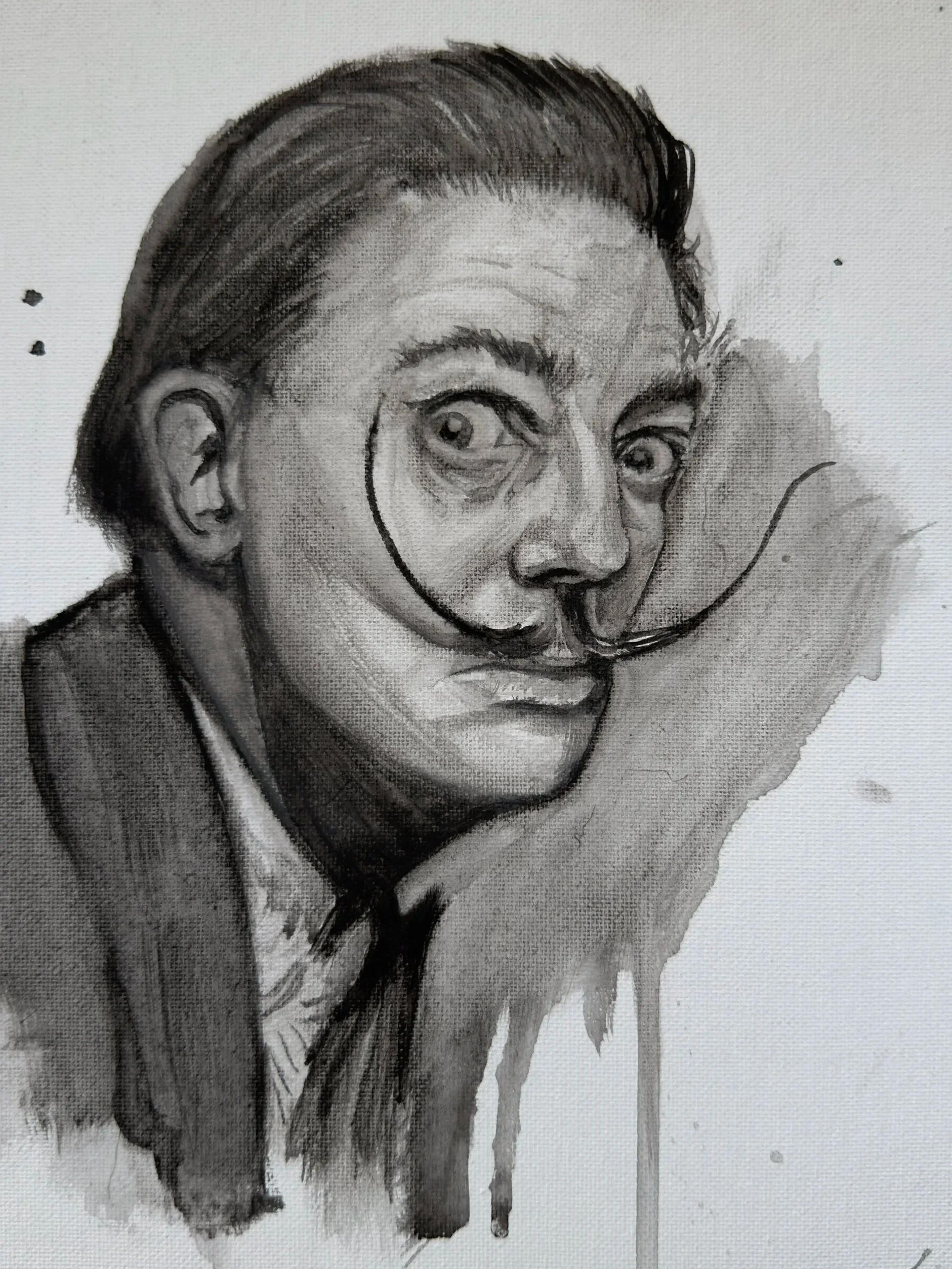 Dali In Watercolor (Print)