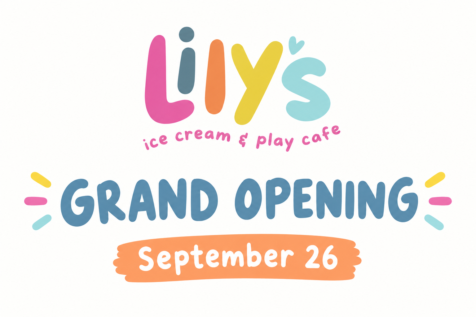 Lily’s Ice Cream &amp; Play Cafe Is Opening Soon!