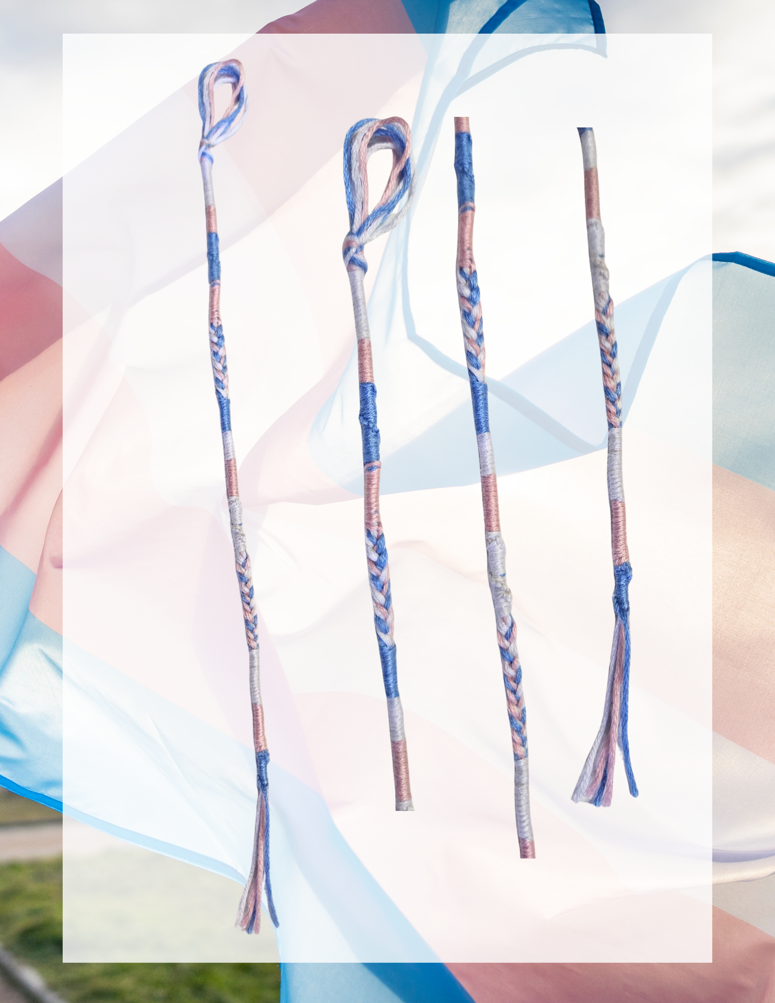 Ateba Trans Pride — Bleu, Rose, Blanc