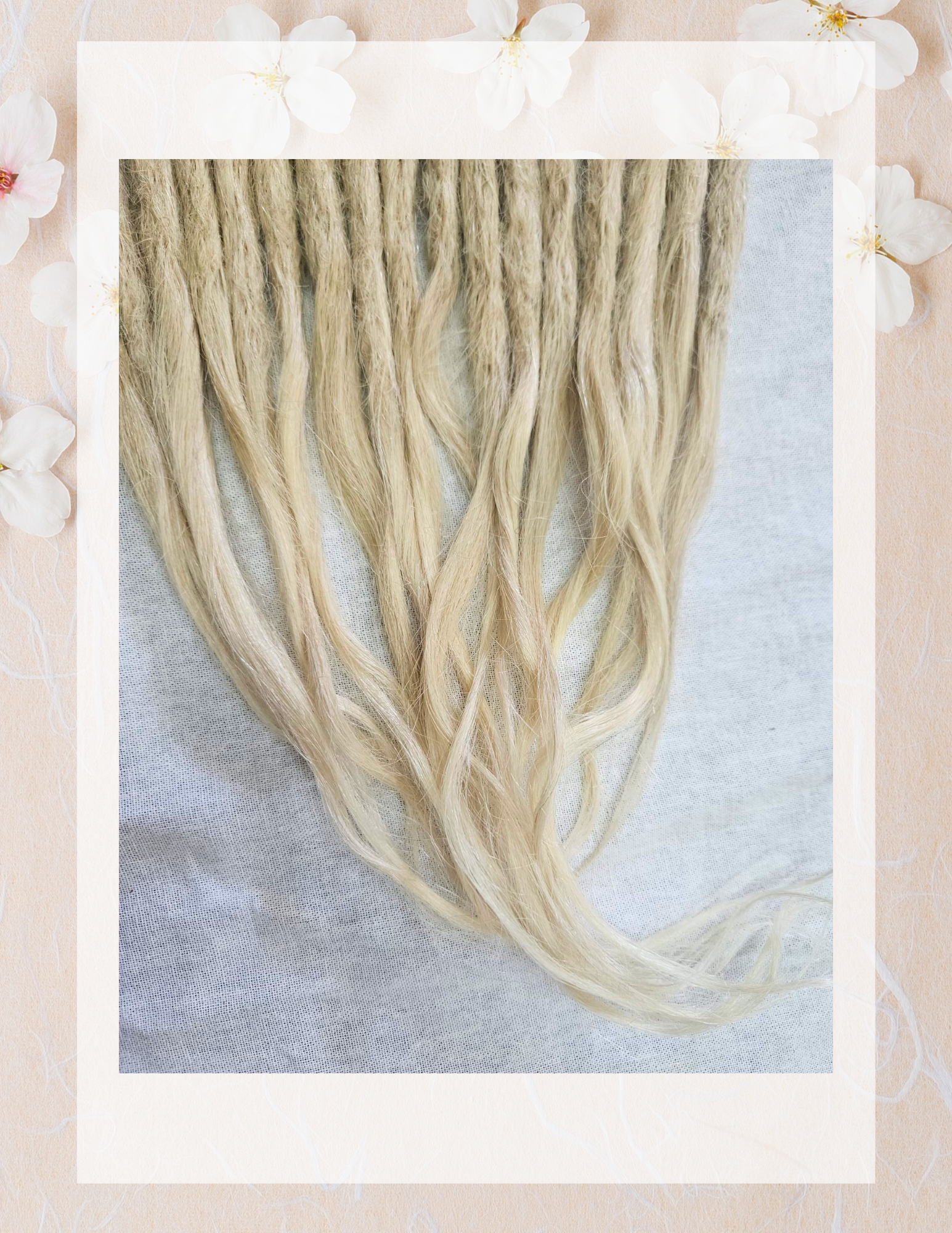 Pointe de dreadlock cheveux naturels avec effet ondulé