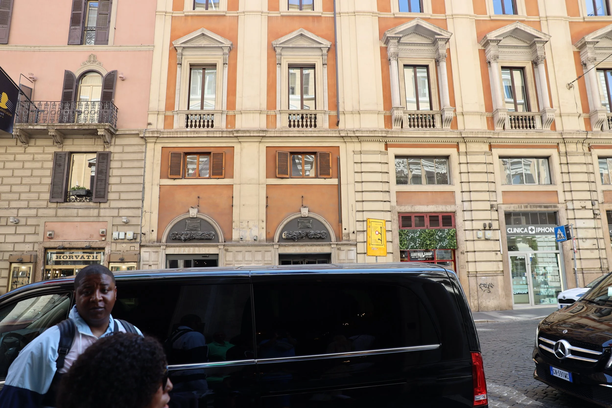 Private Van to St. Regis Rome Accommodations