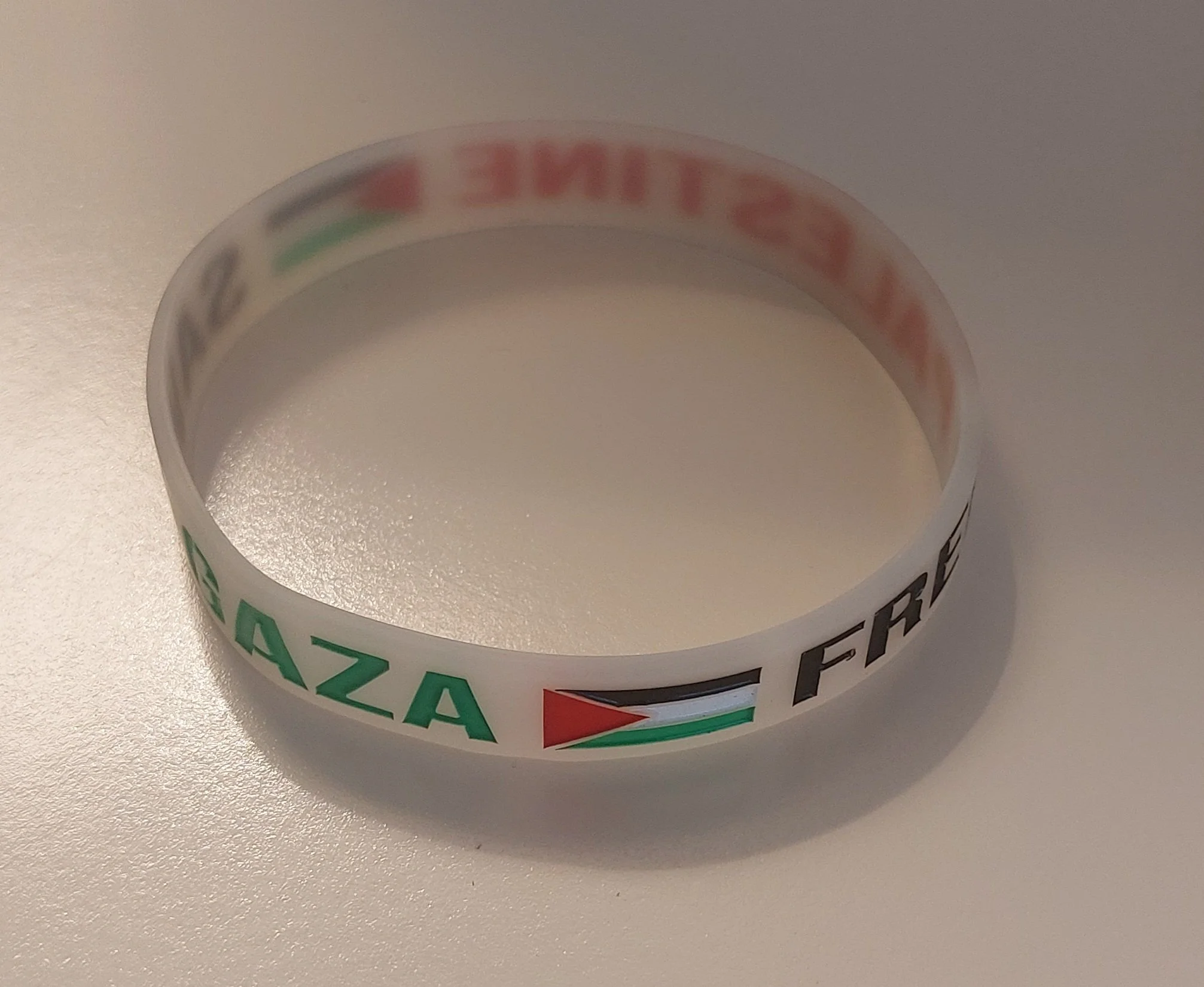 Free Gaza Clear Wristband.jpg