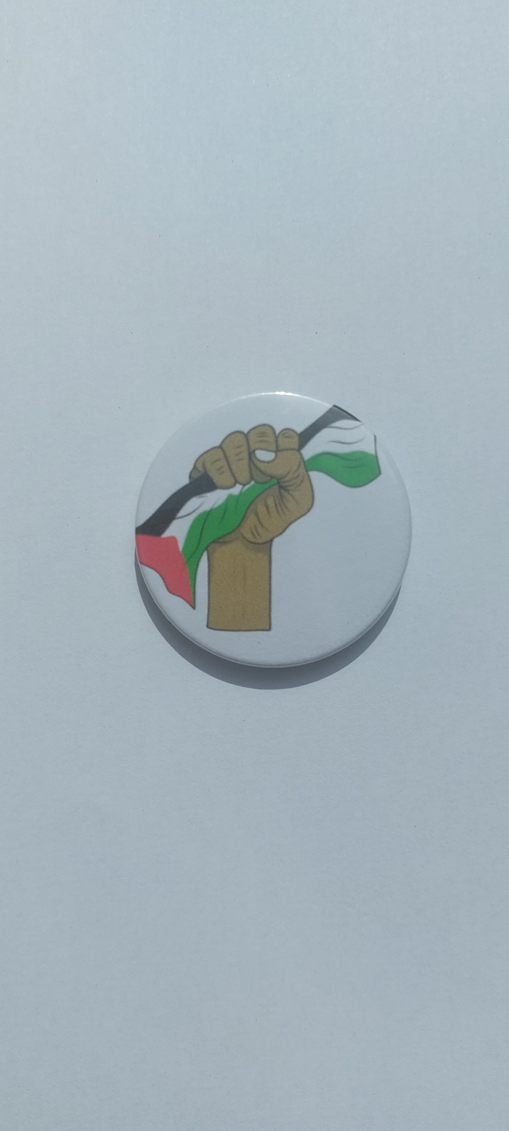 Palestine Resistance Raised Fist Badge