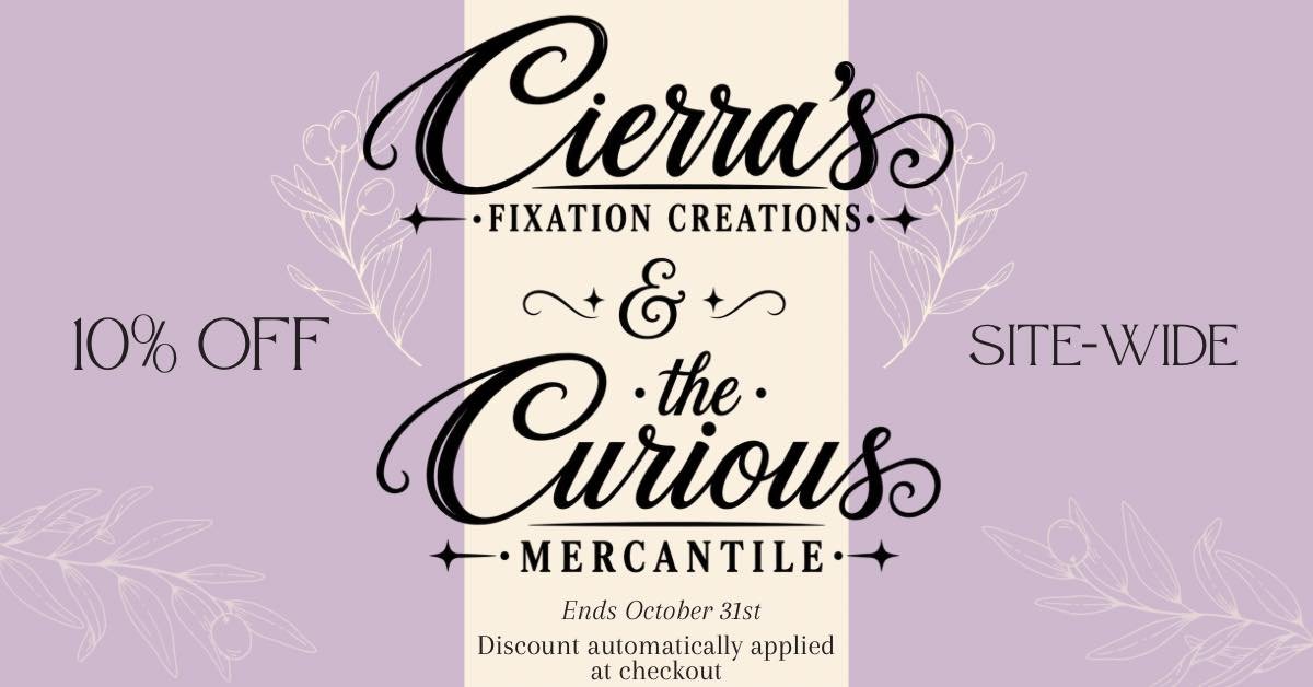 I finally got a bunch of my crocheted stuffies listed, so I&rsquo;m running 10% off ALL items on my website now-October 31st! Discount is automatically applied at checkout, so no need to worry about a code. If you&rsquo;re in the Mid-Mo area I do off