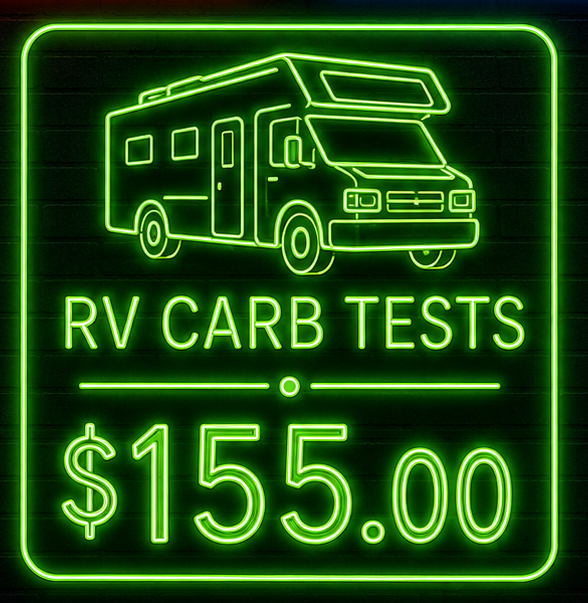 RV California CARB Testing – $155