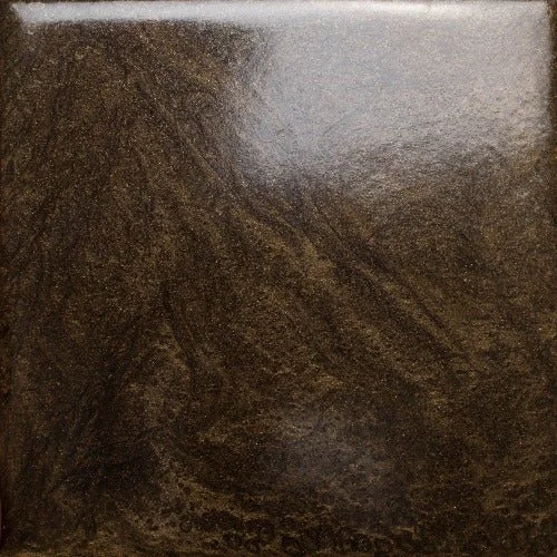 close up of a metallic epoxy pigment