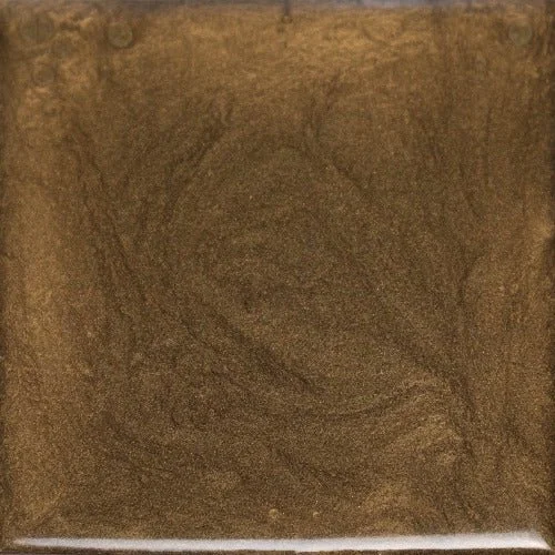 close up of a metallic epoxy pigment