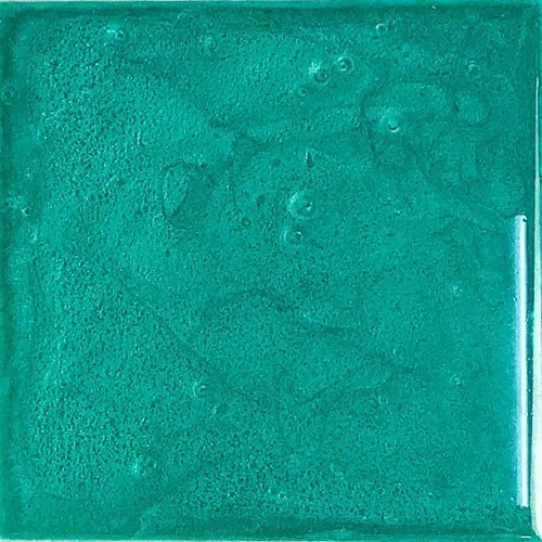close up of a metallic epoxy pigment