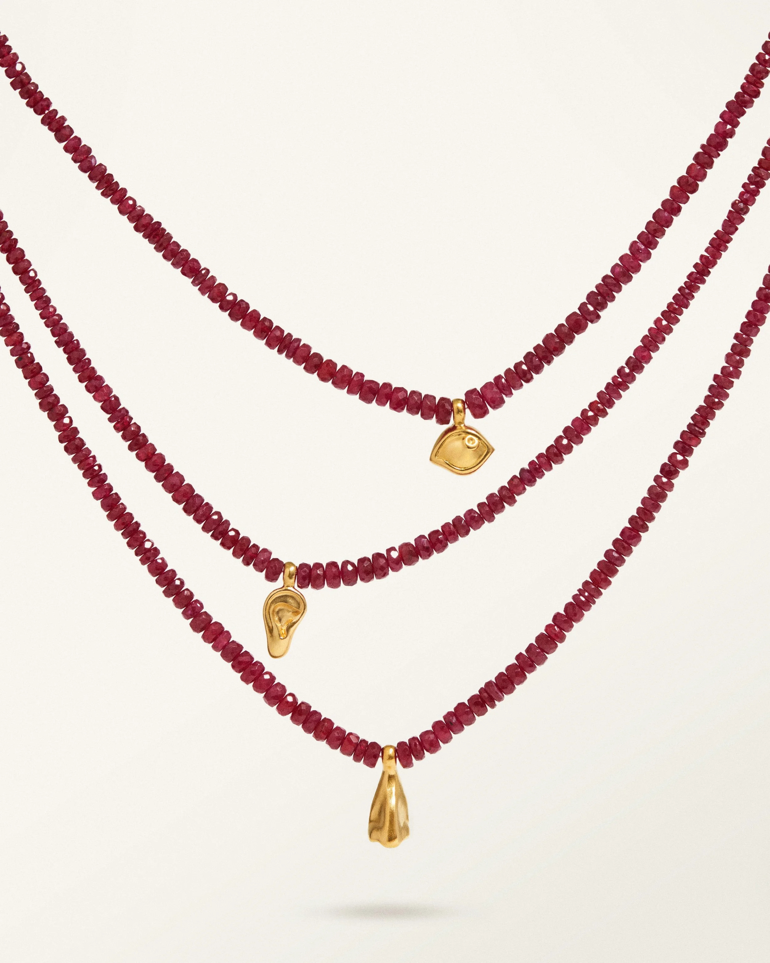 Eyes, Ears & Nose (Ruby/Gold)
