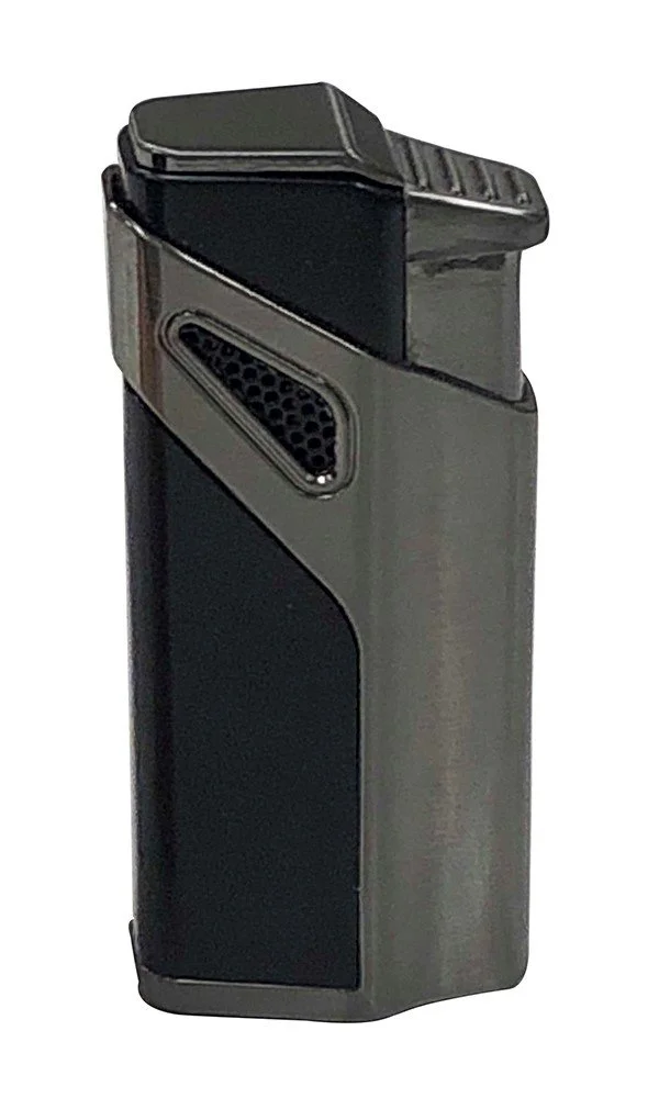 MATRIX TRIPLE TORCH — $17.99
Gun-gray triple-flame lighter with a retractable punch cutter.
BUY NOW: https://square.link/u/KfXOqWNM