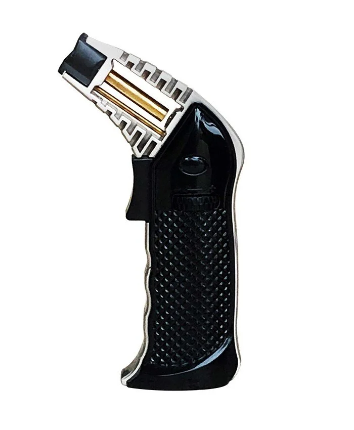 BAZOOKA DESKTOP TORCH — $24.99
Black pistol-style tabletop torch with an oversized adjustable flame.
BUY NOW: https://square.link/u/7ezV1iCt