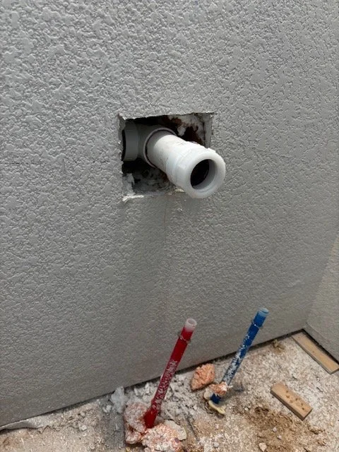 Vanity installation project before work