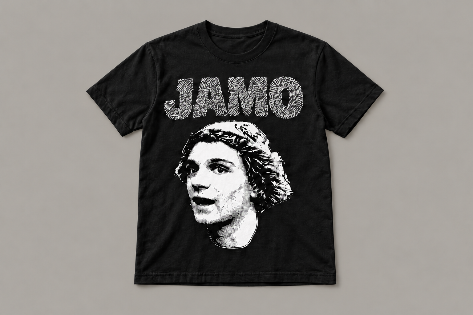 Black Jamo Portrait T-Shirt