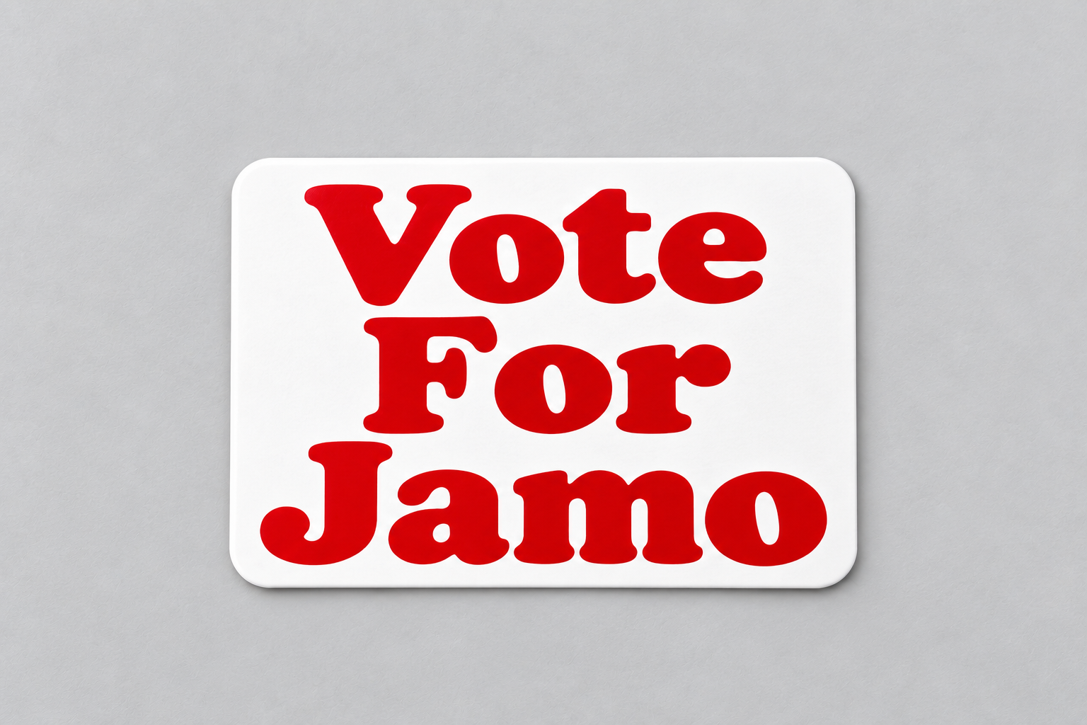 Vote for Jamo Sticker