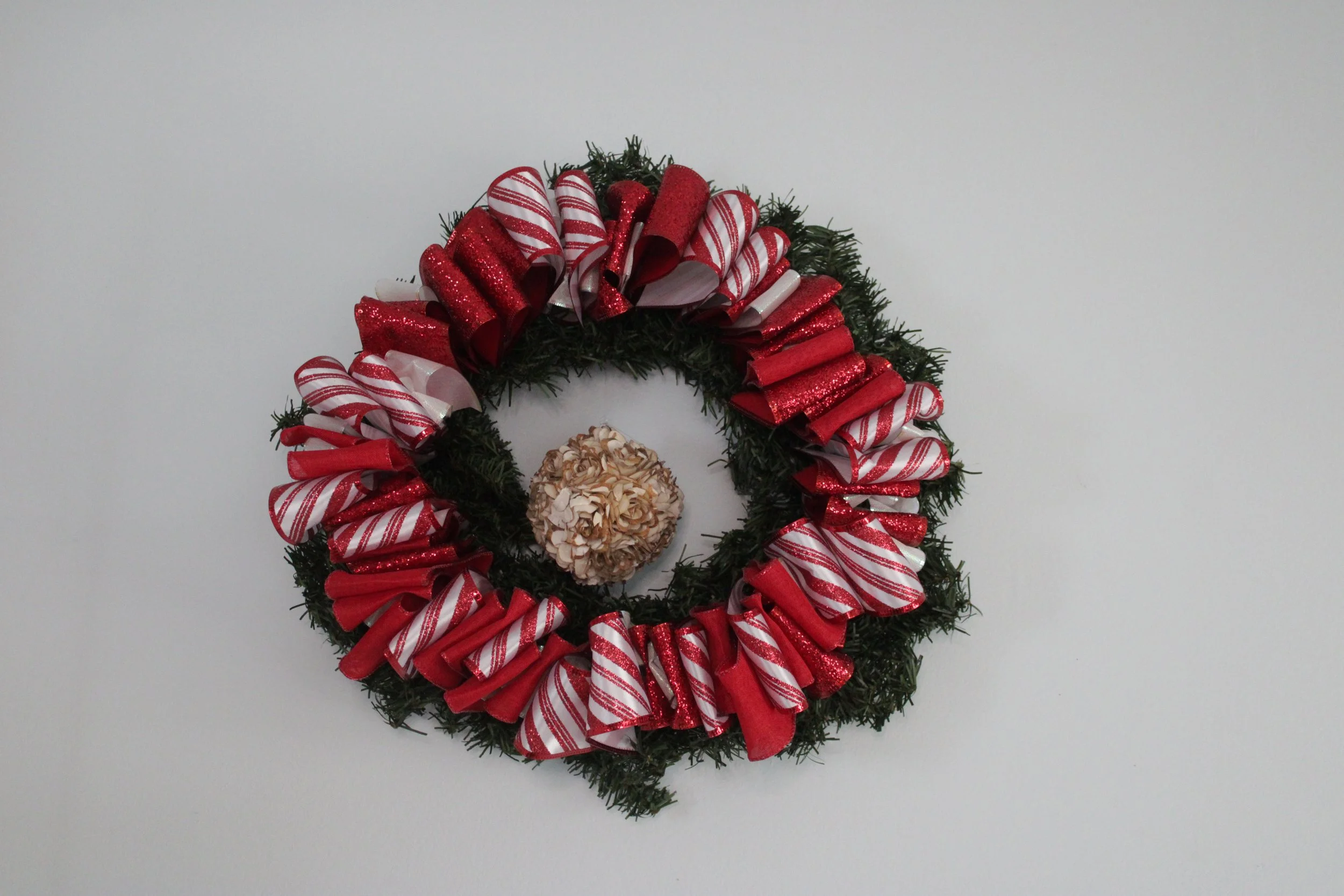 Crinkle Ribbon with Hanging Plant Ball