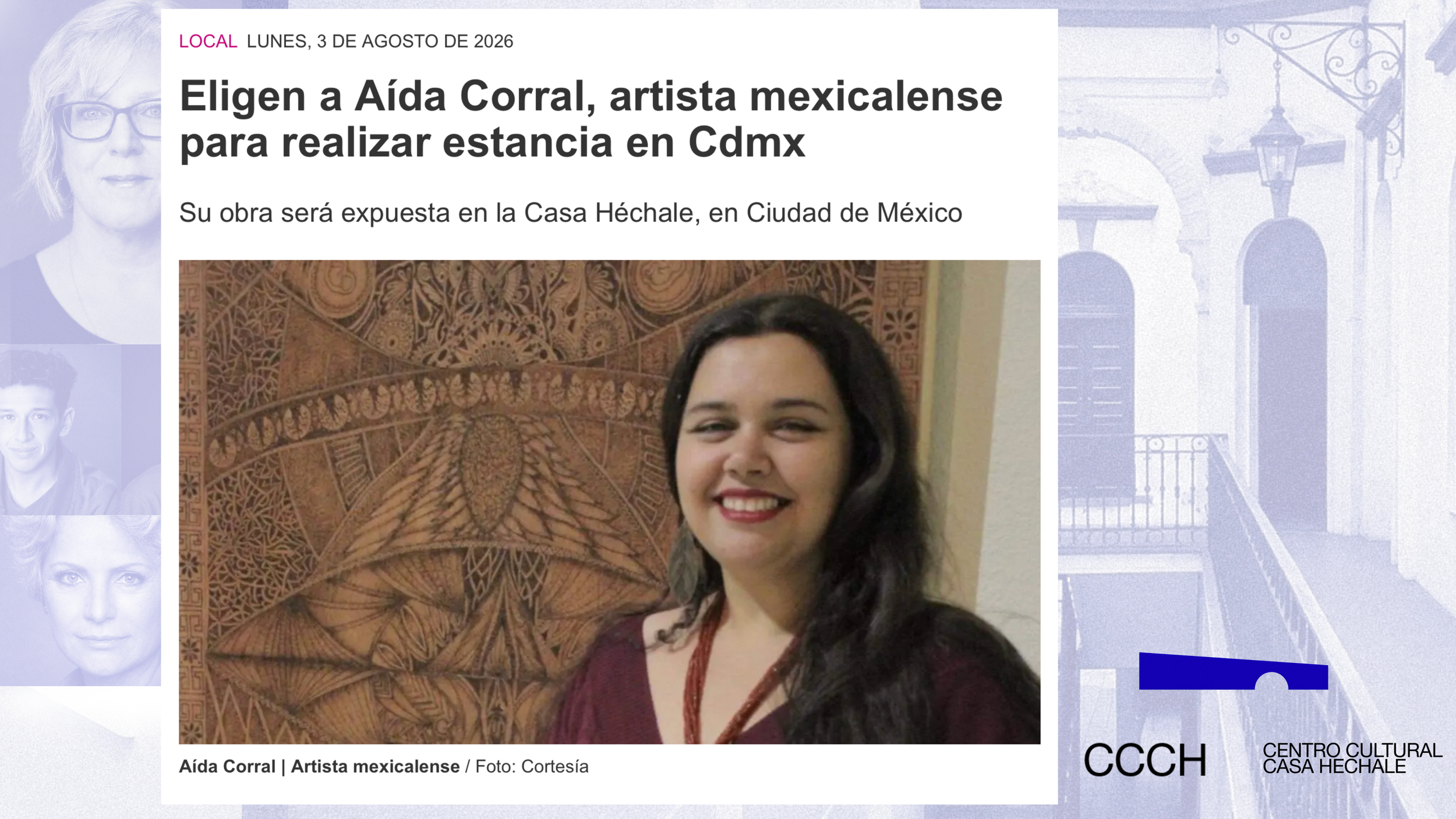 Aída Corral Selected for Artist Residency at Casa Hechale