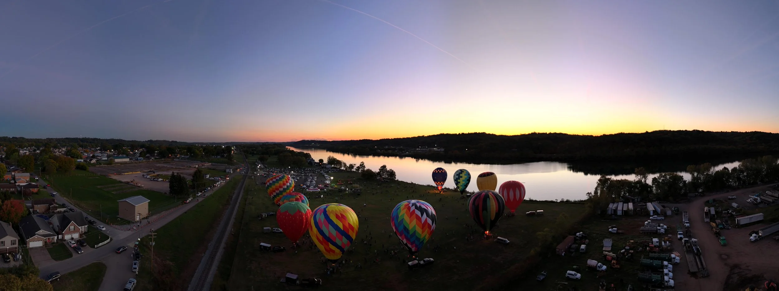 hot air balloons