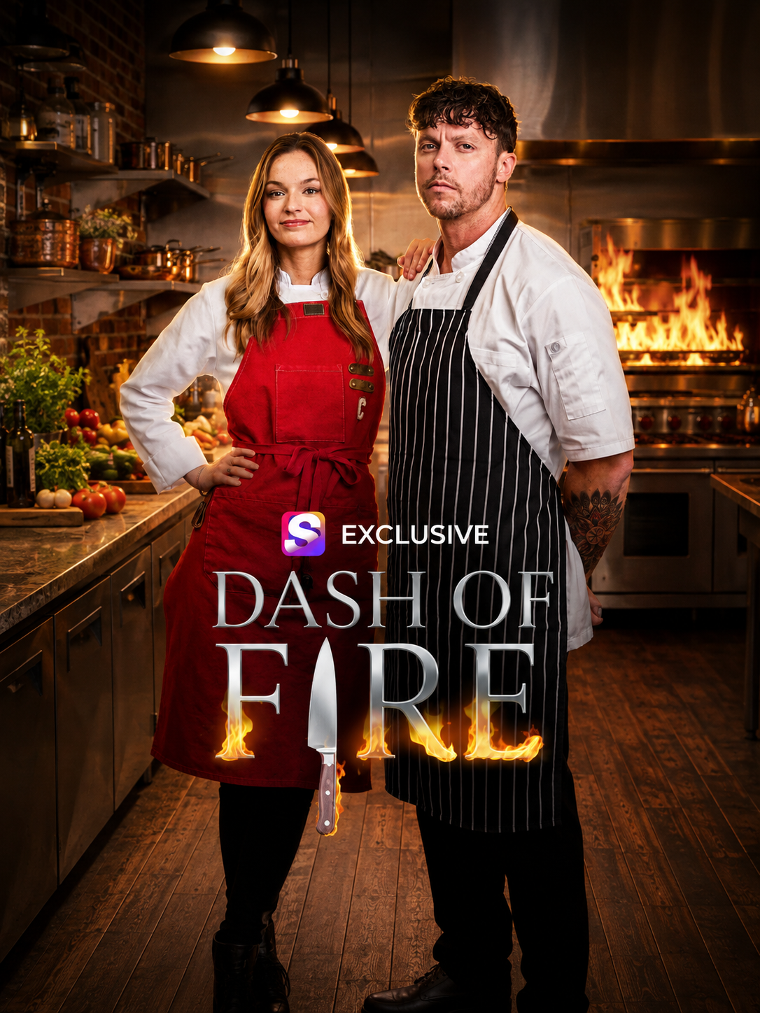 Premium Micro Drama - A high-stakes culinary micro-drama series produced by Rivr Media. It follows an elite chef, Troy Davenport (Jackson Tiller), who loses his career and reputation overnight, only to team up with fiercely independent chef Corrine M