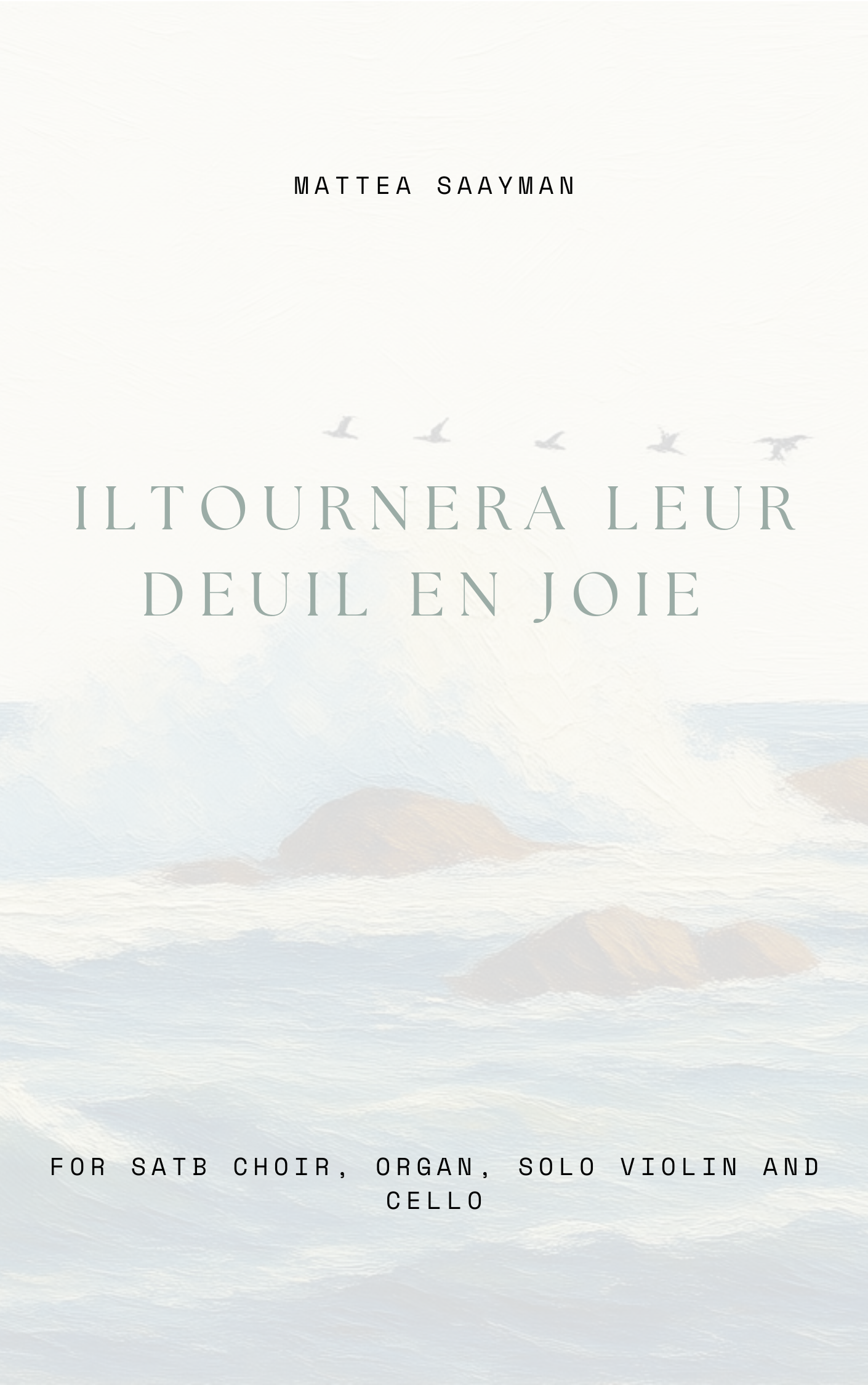 Il Tournera Leur Deuil en Joie - He Will Turn Their Mourning Into Joy