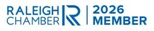 Logo for Raleigh Chamber 2026 Member.
