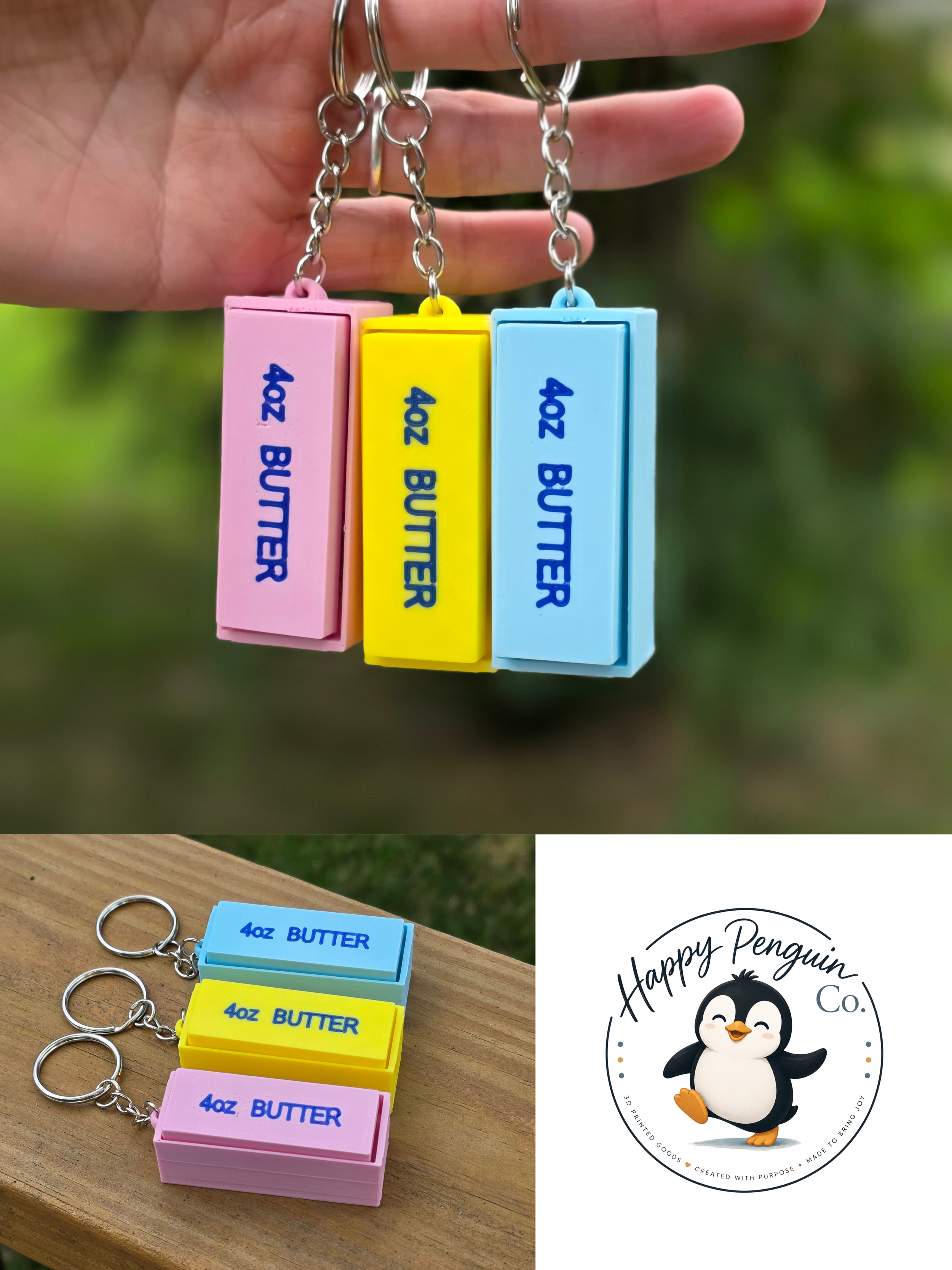 Butter Clicker Keychains