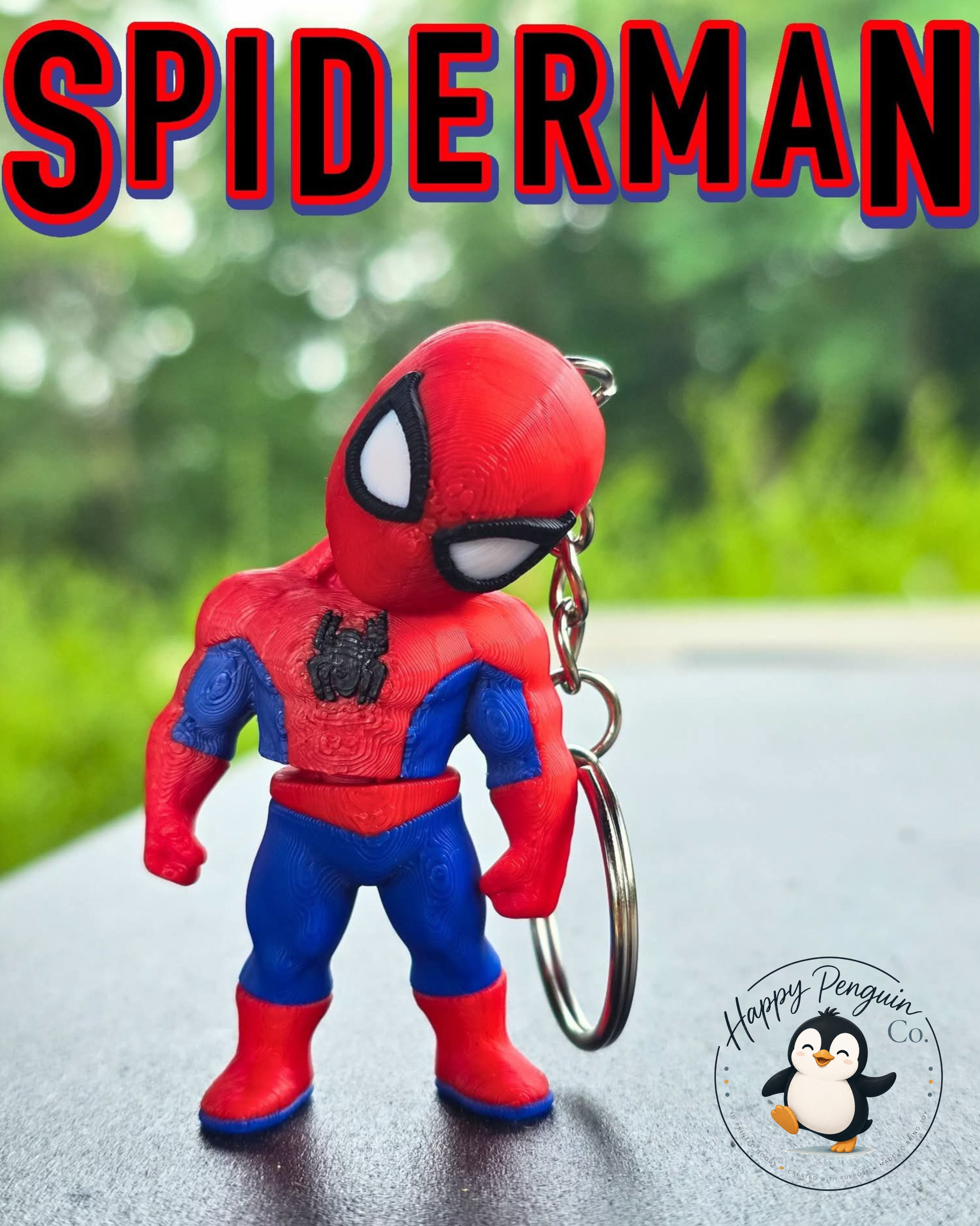 Spiderman Keychain (Articulated)