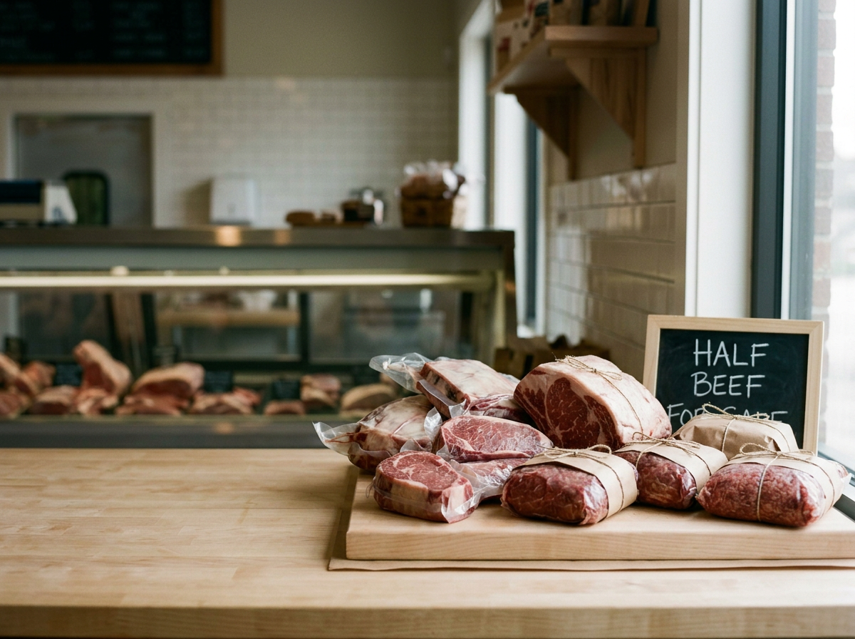 One Half Beef - Red Angus