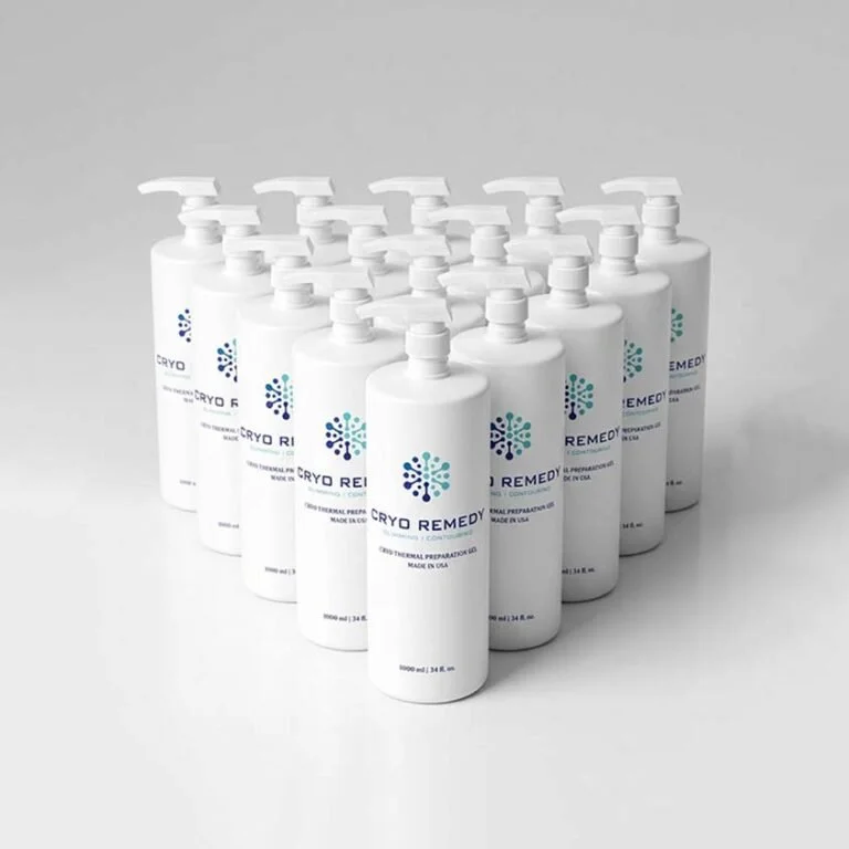 Cryo Conductive Gel with Hyaluronic Acid – 16 Pack for MedSpas and Wholesale Supply