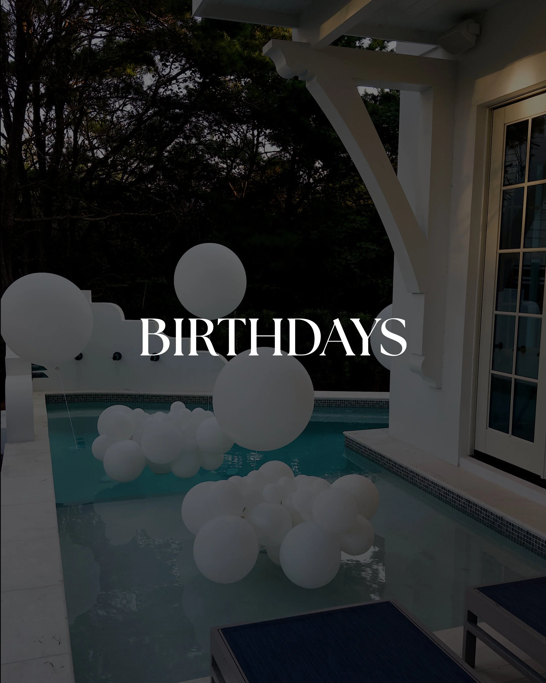 Luxury birthday celebration with elegant event decor and photo backdrop inspiration in Coeur d’Alene, Idaho