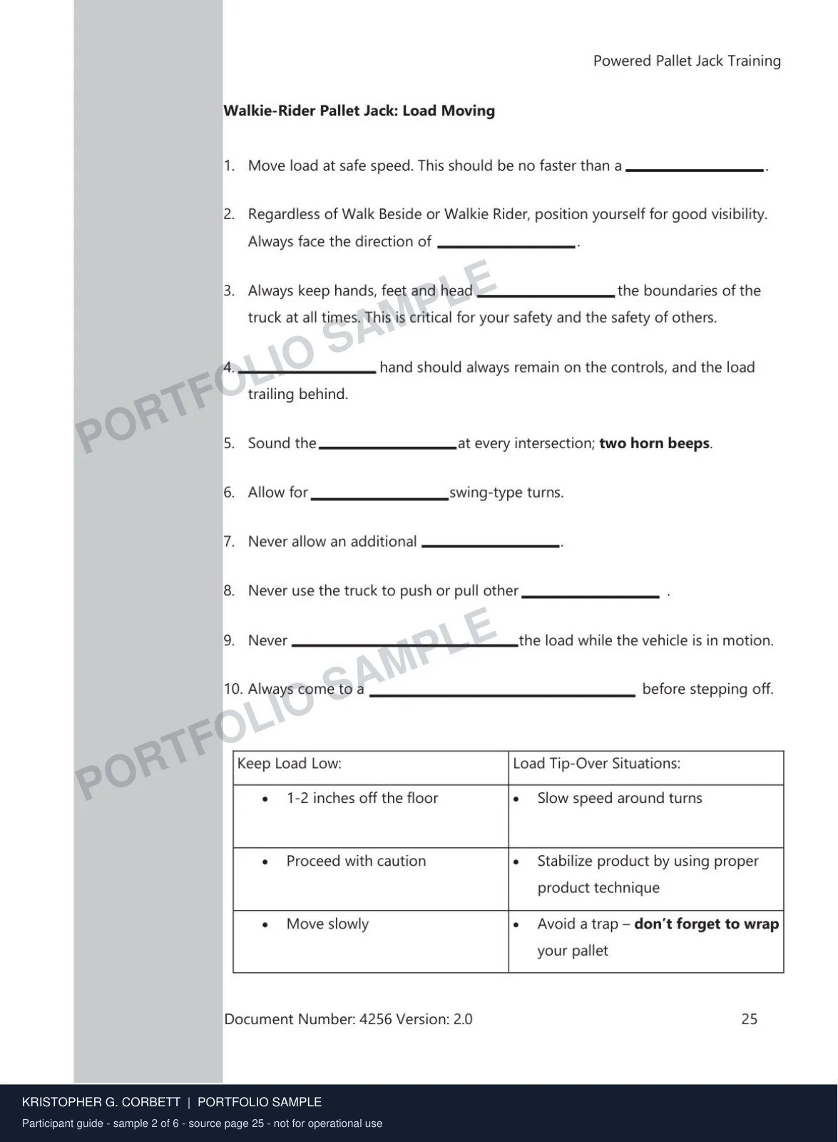 Participant Guide · Sample 2 of 6. Guided notes and comparison tables turn operating concepts into active learner work.