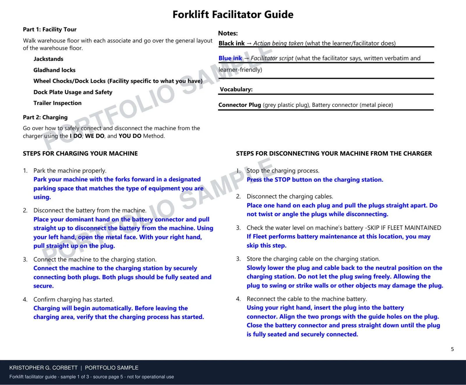 Watermarked Forklift Facilitator Guide preview