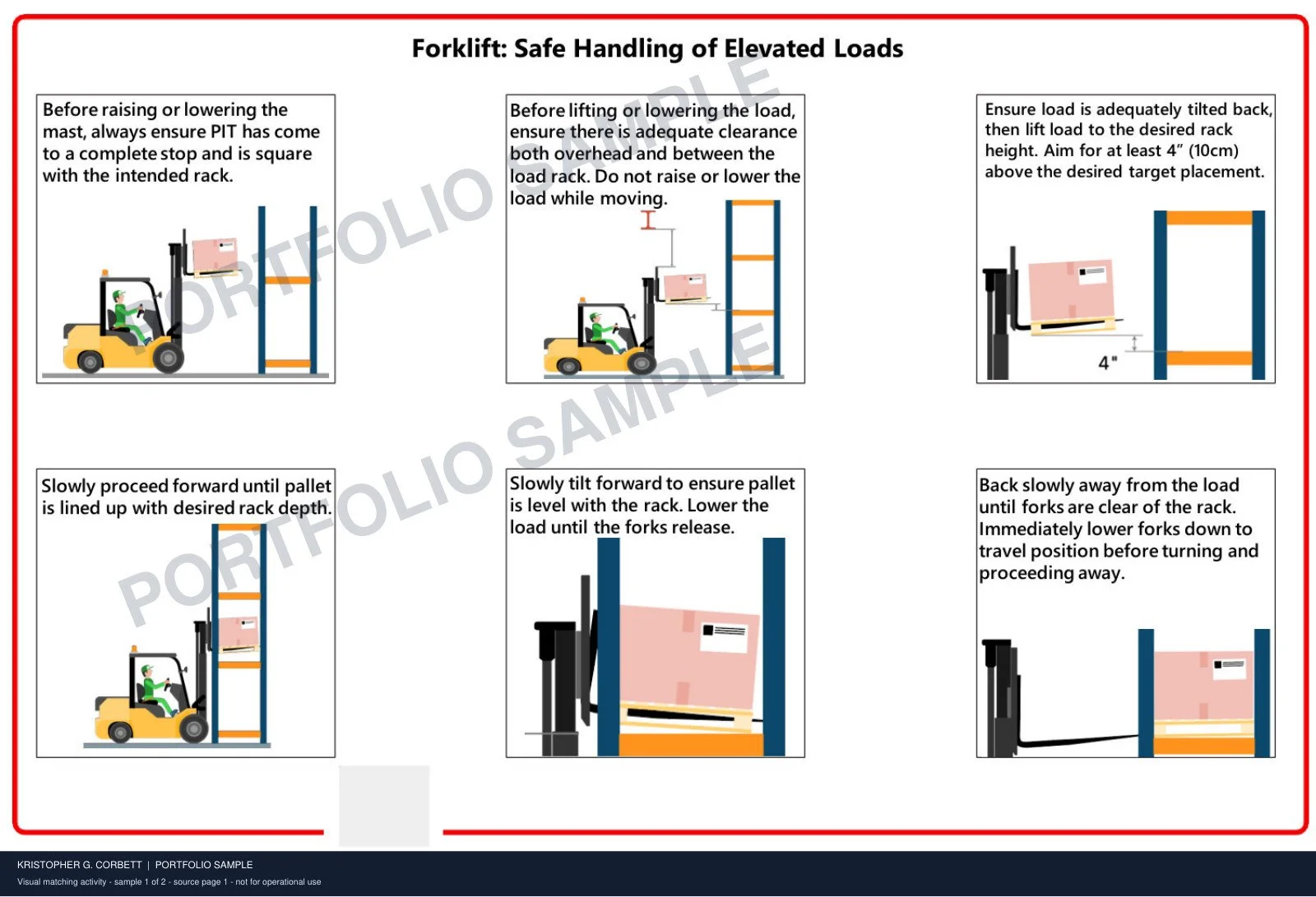 Watermarked Visual Matching Activity preview
