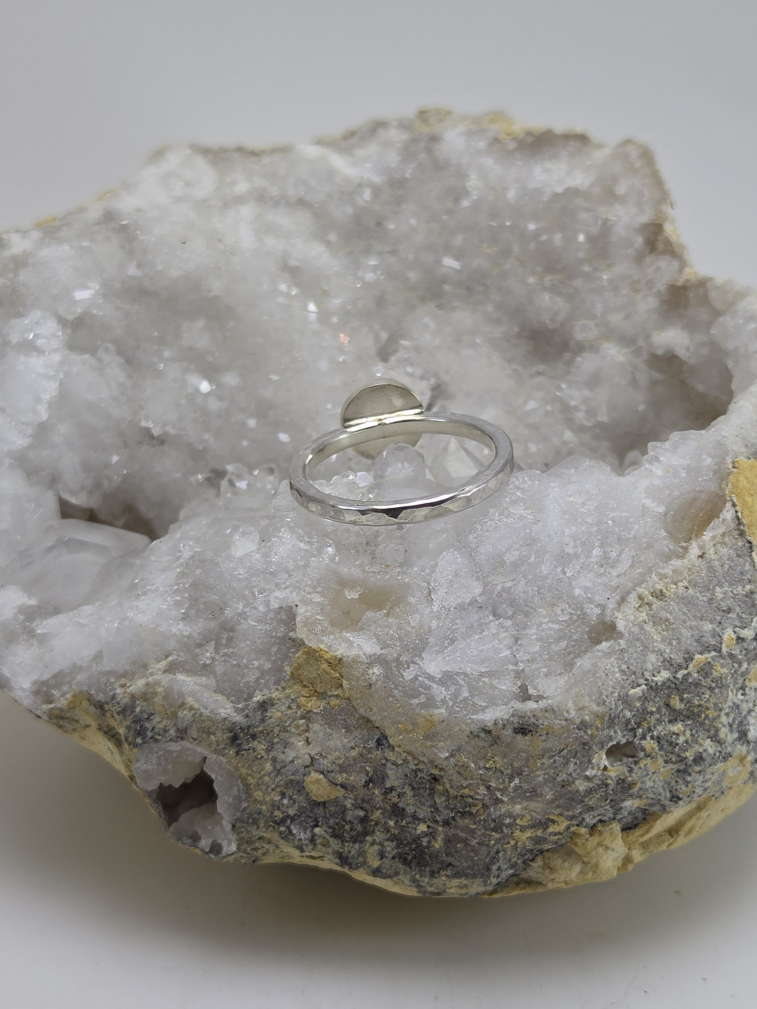 Taiwanese Jade Silver Ring (Back)