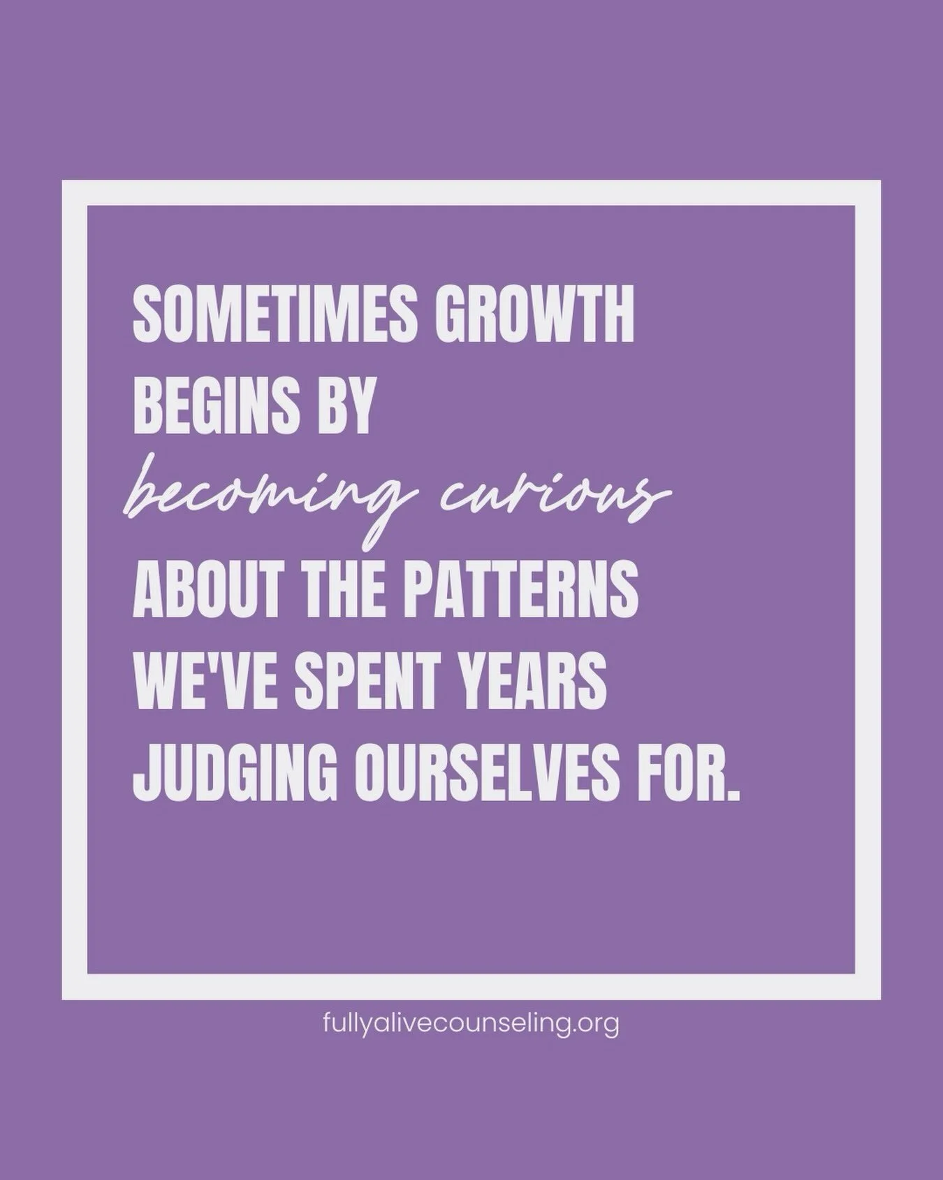 It&rsquo;s an honor to walk with you into curiosity and move towards healing. 

Fullyalivecounseling.org