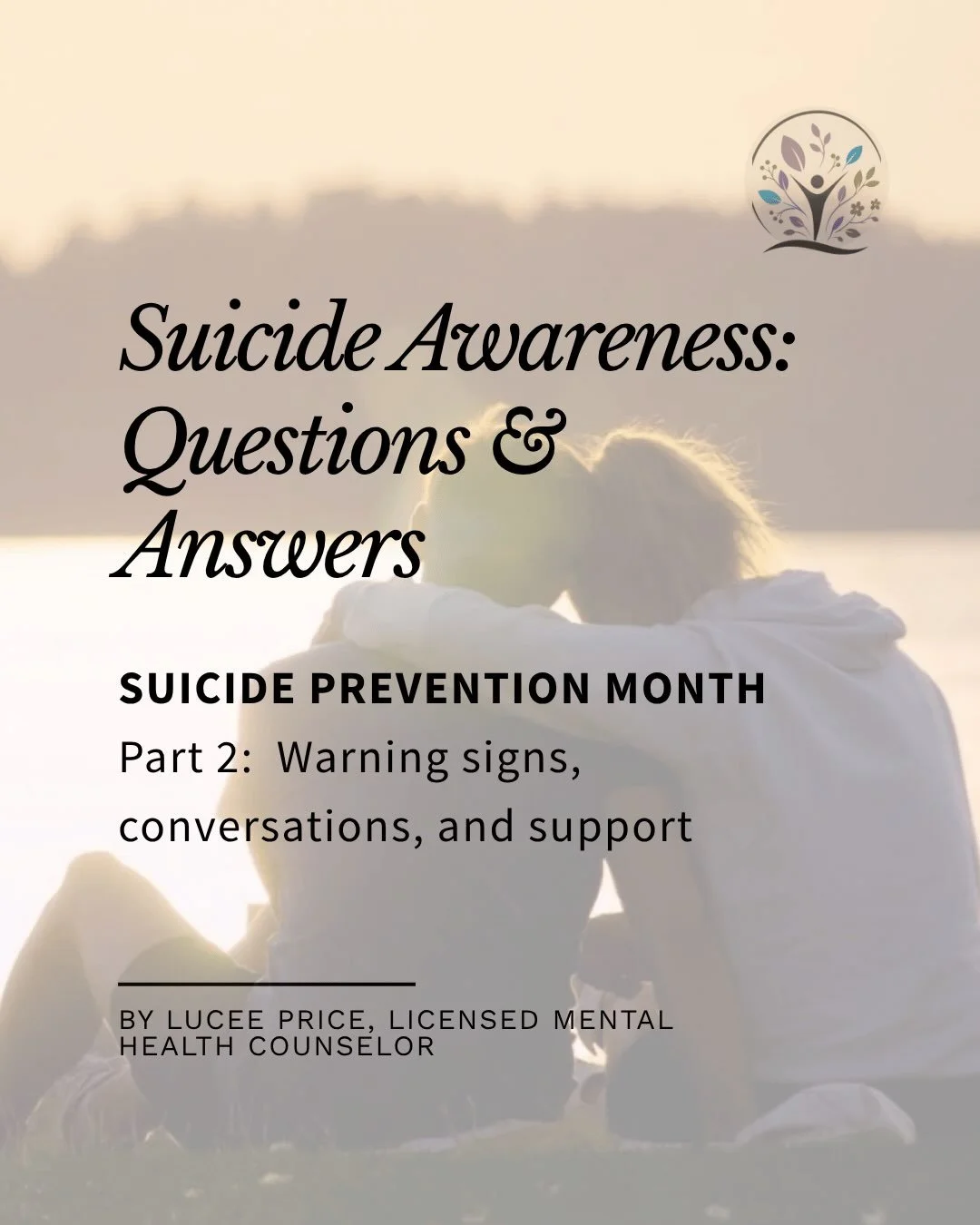 Knowing how to respond when someone you care about is struggling can feel overwhelming. What do you say? What should you look for? Is it okay to ask directly about suicide?

For Part 2 of our Suicide Prevention Month series, we&rsquo;re answering som