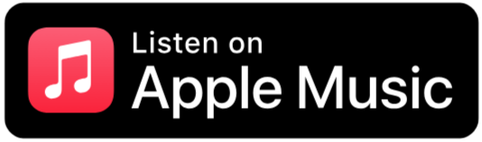 Apple Music logo with text 'Listen on Apple Music'