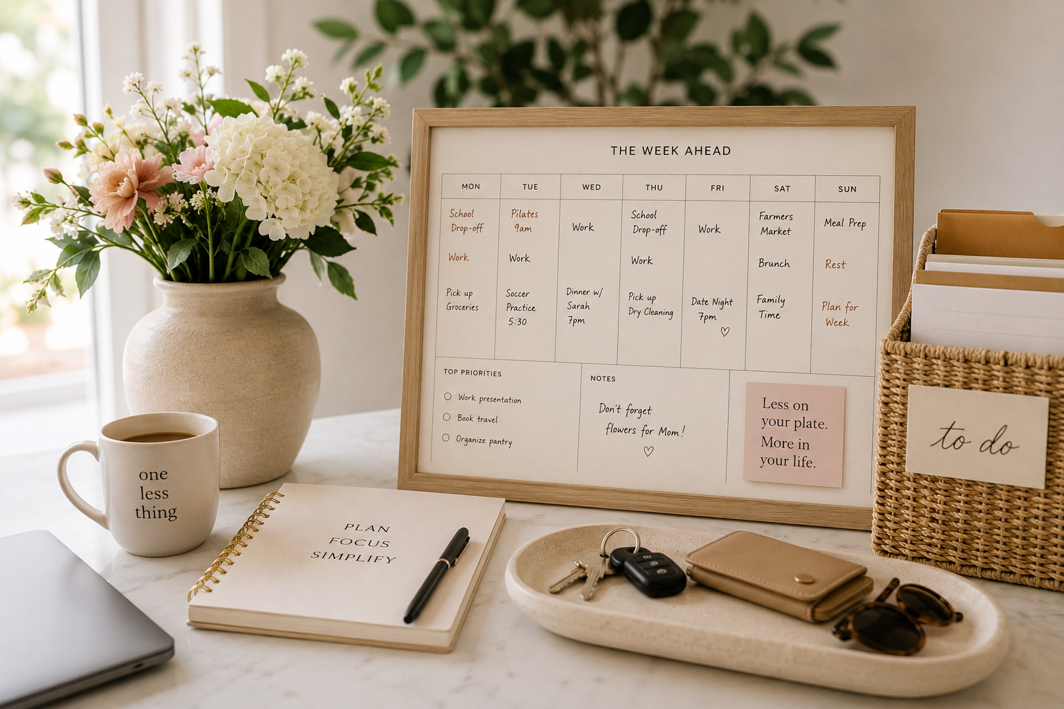 Home Schedule Organization System 