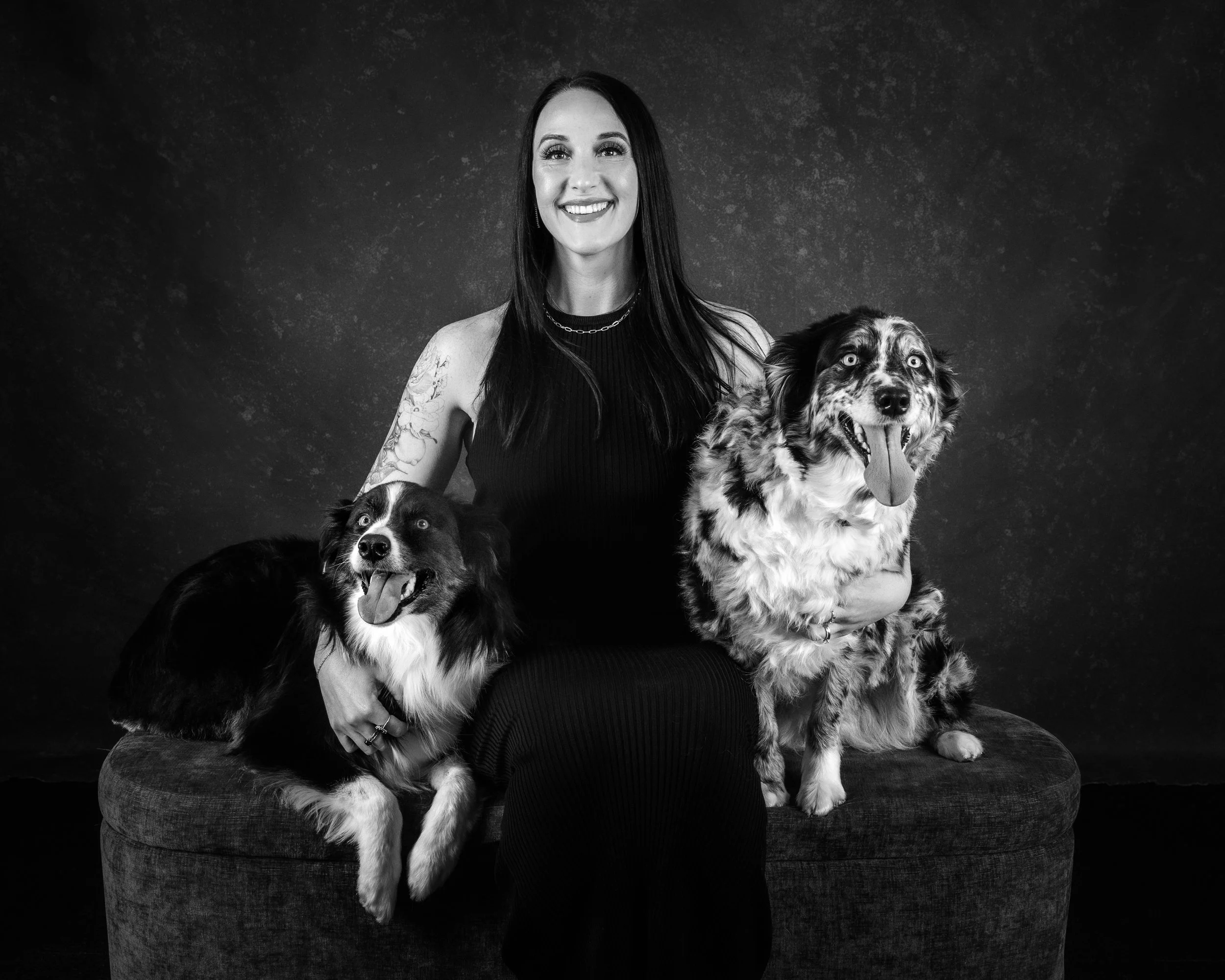 My two Australian Shepherds, Teka & Kora