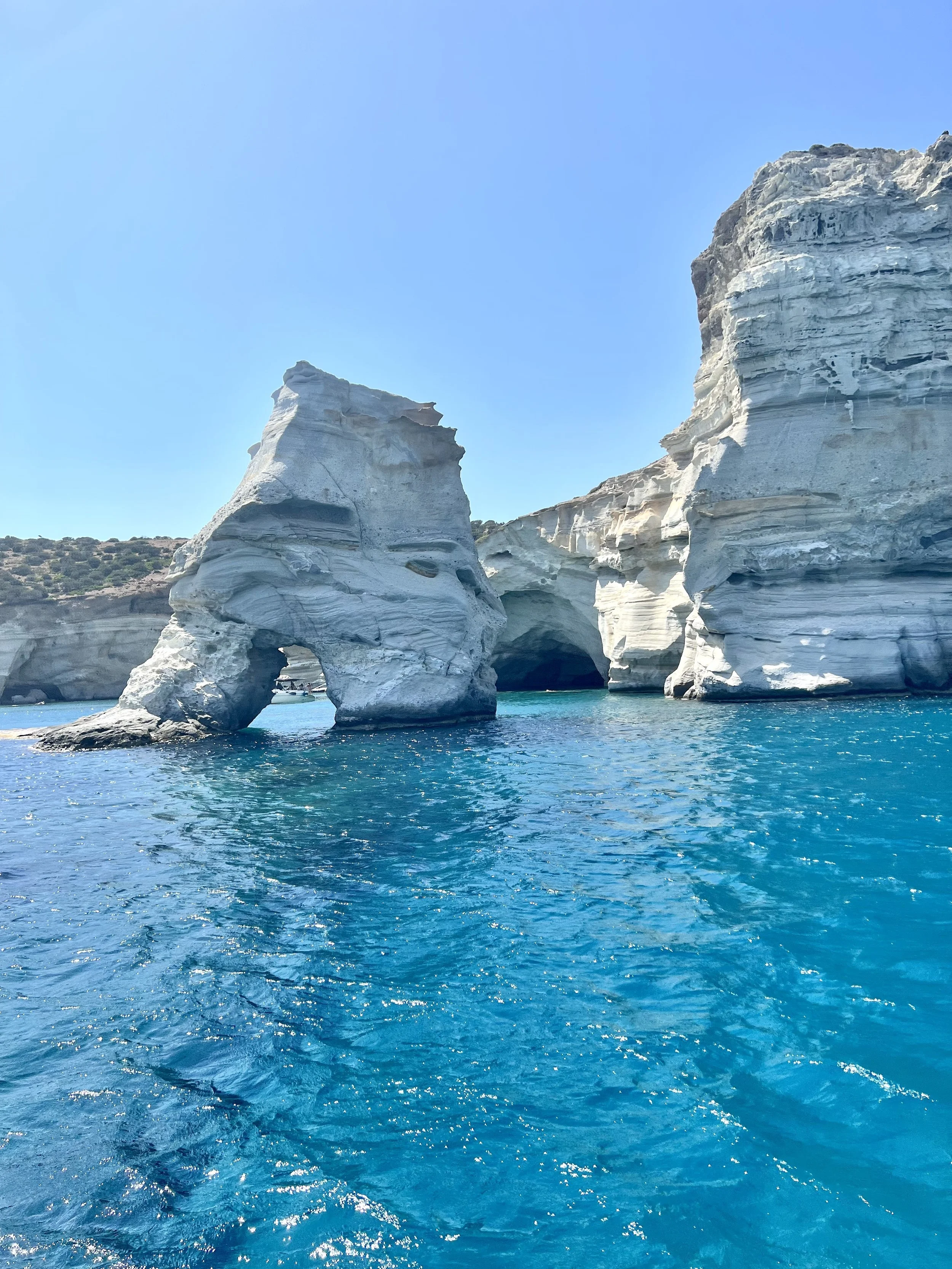 Kleftiko Sea Caves, Milos, Greece
