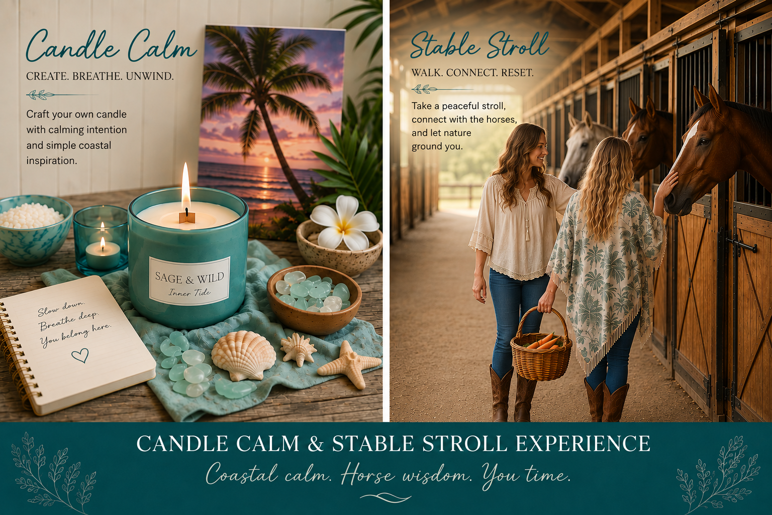 Candle Calm & Stable Stroll Experience