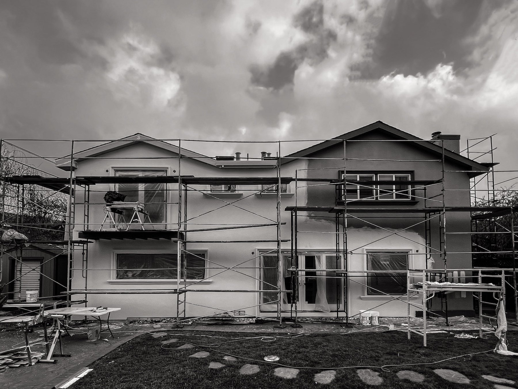 Exterior Finishing in Progress